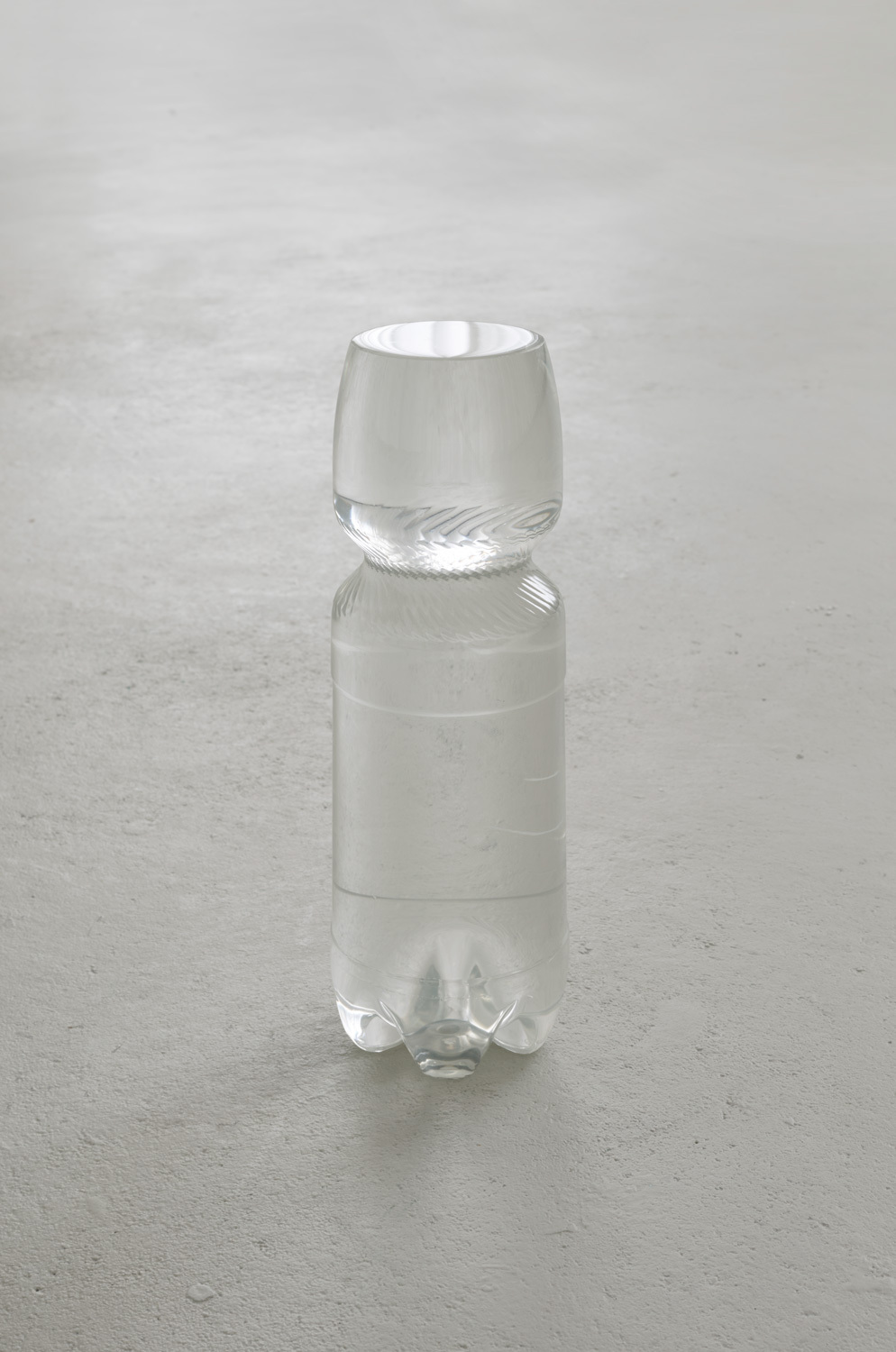 Tarik Hayward, Pure Life, 2021, plastic container, water extracted from pig blood, variable size.