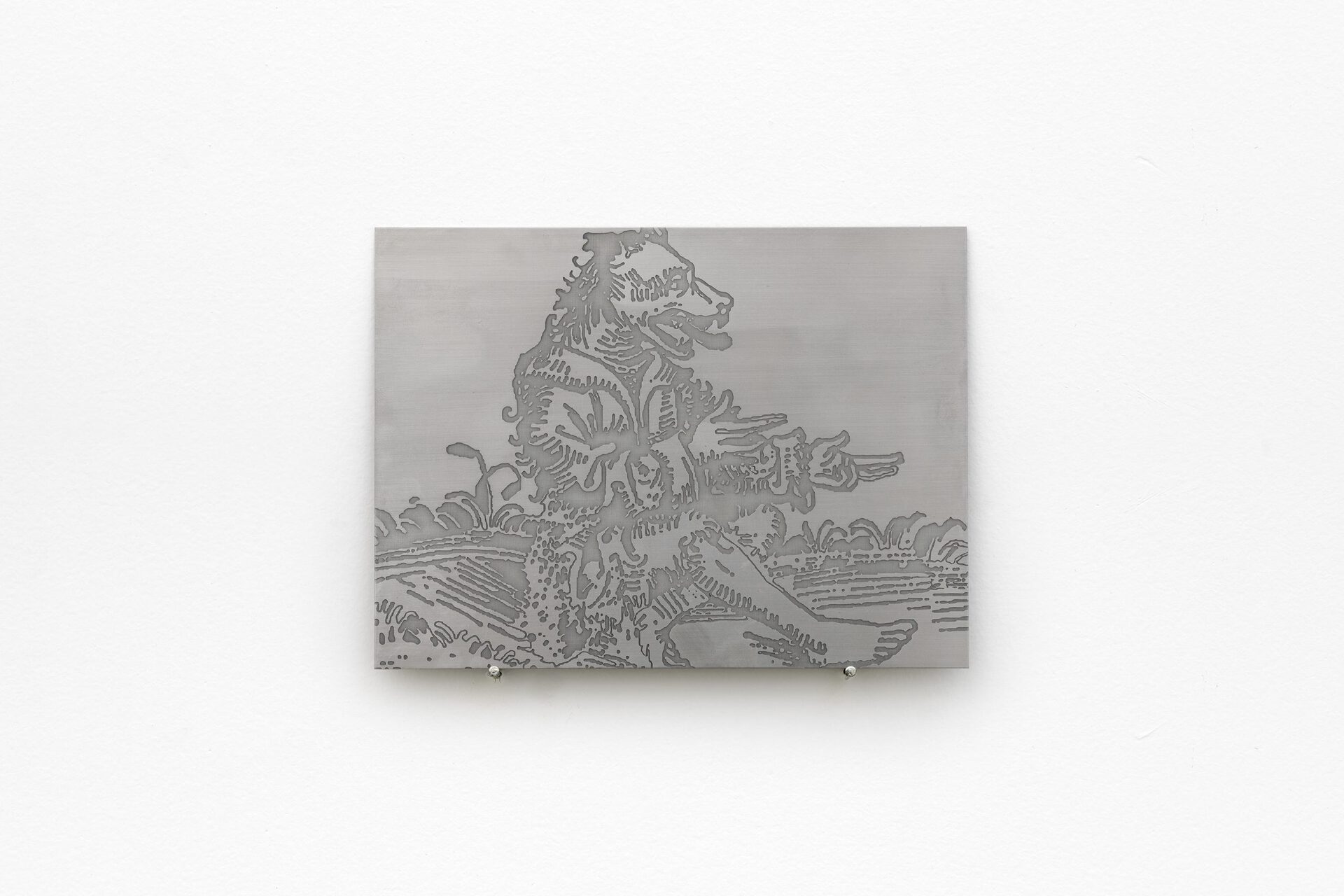 Janaina Wagner. Werewolf, 2016. Iron engraving. 15 x 20 cm.
