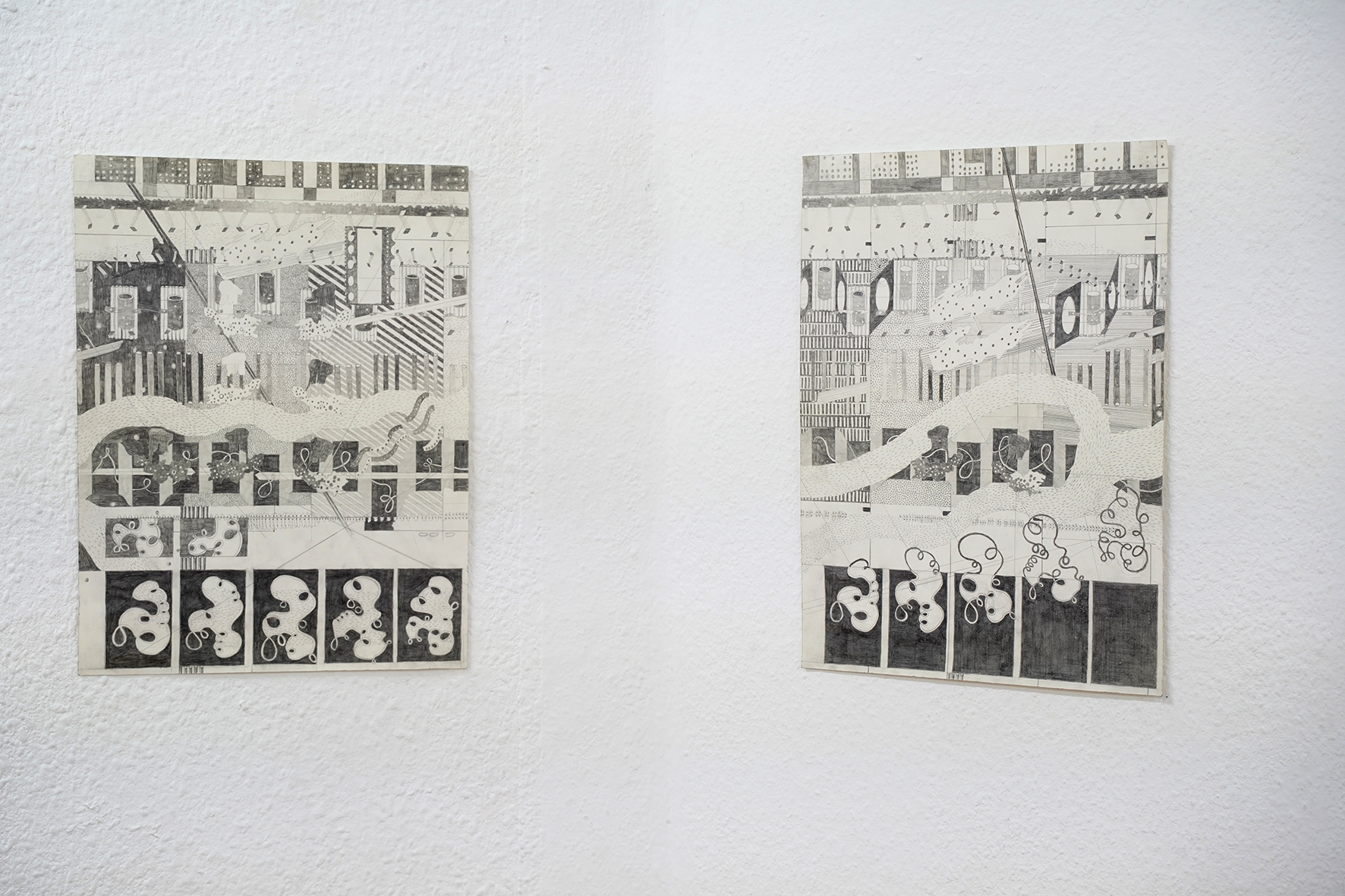 Isabell Schulte, Nr. 3, 2021, Pencil on paper, 21 x 28 cm