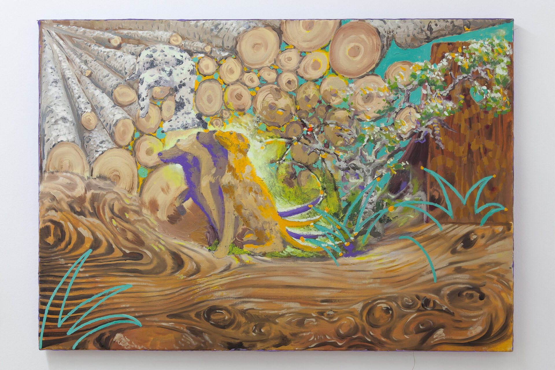 Chronicles of Dogwood, 70 x 100 cm, oil on canvas, 2021