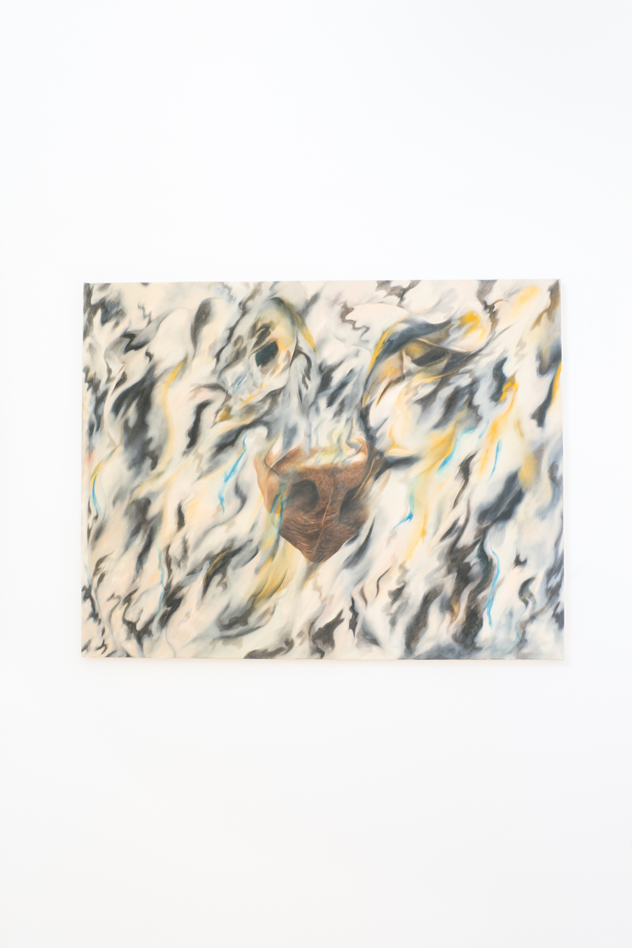 Swan Lee, Unheated - Crying dog, 2020, oil on canvas, 110 x 140 cm