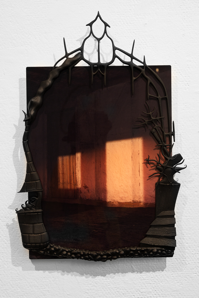 Eetu Sihvonen, Strike While the Iron is Hot, 2021, dye sublimation on aluminium, nylon