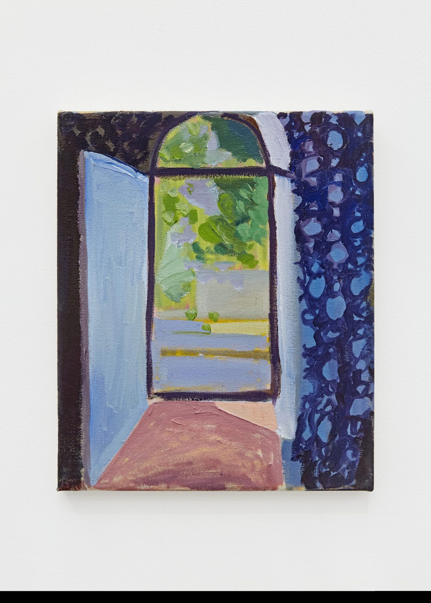 Joshua Armitage, Doorway No. 06, 2021.Oil on canvas, 30.48 x 25.4 cm