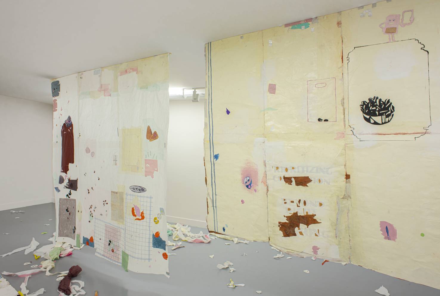 Annick Nölle, Hot Compost, 2021, Installation view