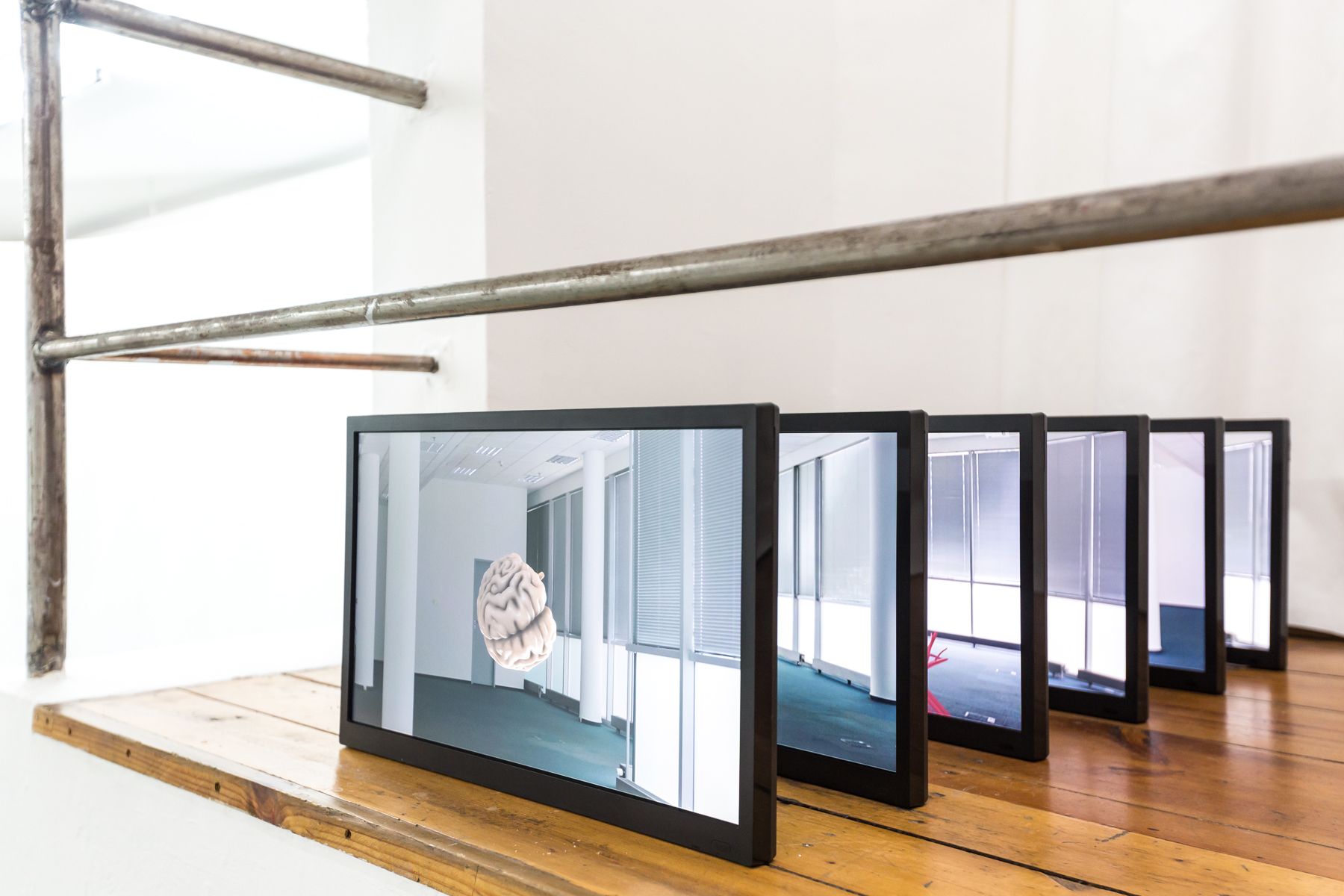Barbora Kleinhamplová, 'Sometimes They Almost Feel Happy' (2015), Video, loop installation of 6 screens