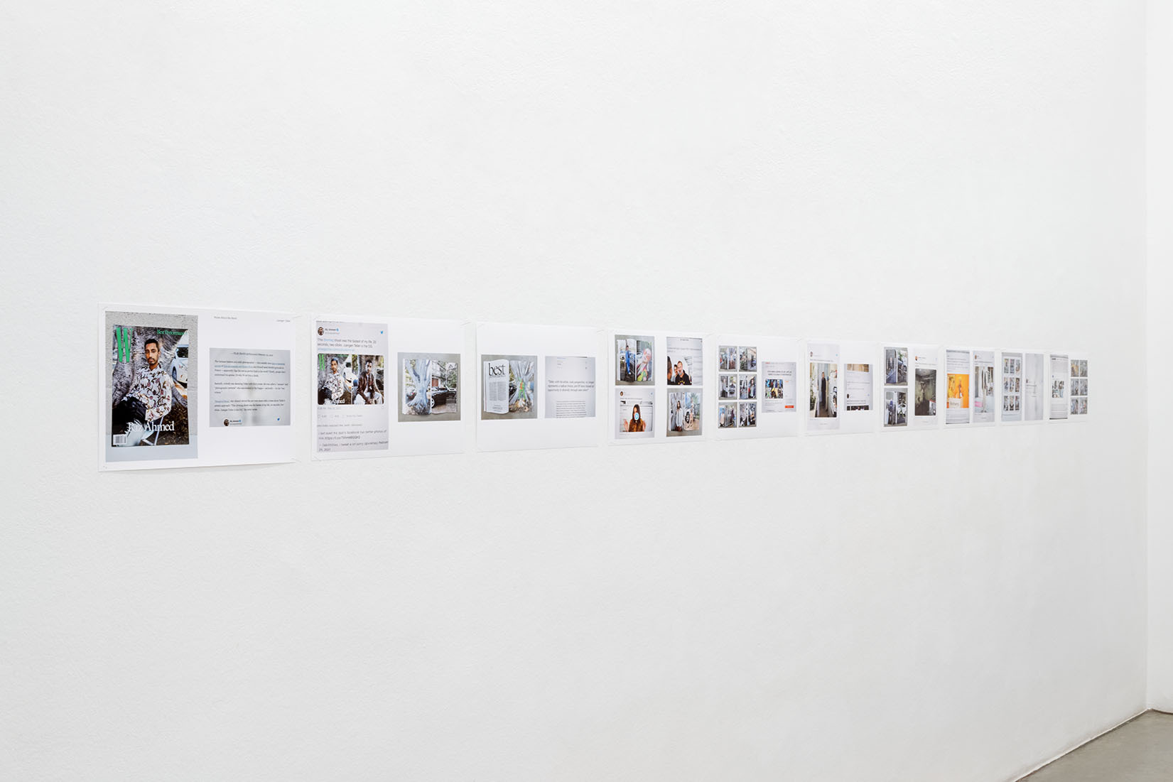 Exhibition view Juergen TELLER + Harmony KORINE | WILLIAM EGGLESTON 414, Christine König Galerie, Vienna 2021