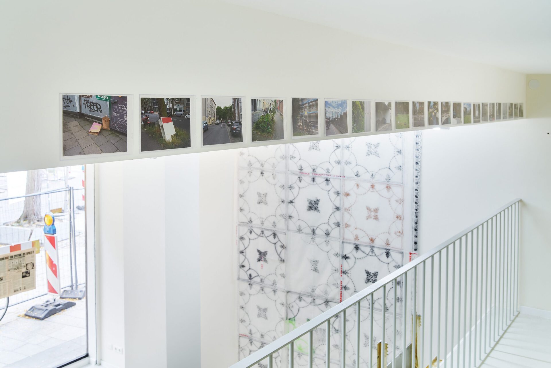 Yuki Okumura 11 Locations and 11 Intersections in Cologne from the 5th to the 7th of July 2021, 2021 a set of 22 color photographs in polyvinyl chloride pockets dimensions variable Courtesy the artist and Misako & Rosen, Tokyo