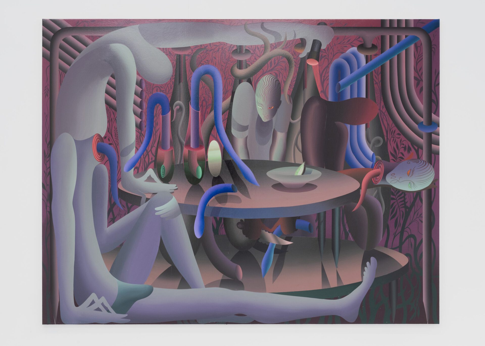 Florist's dinner, 260x200cm 2021