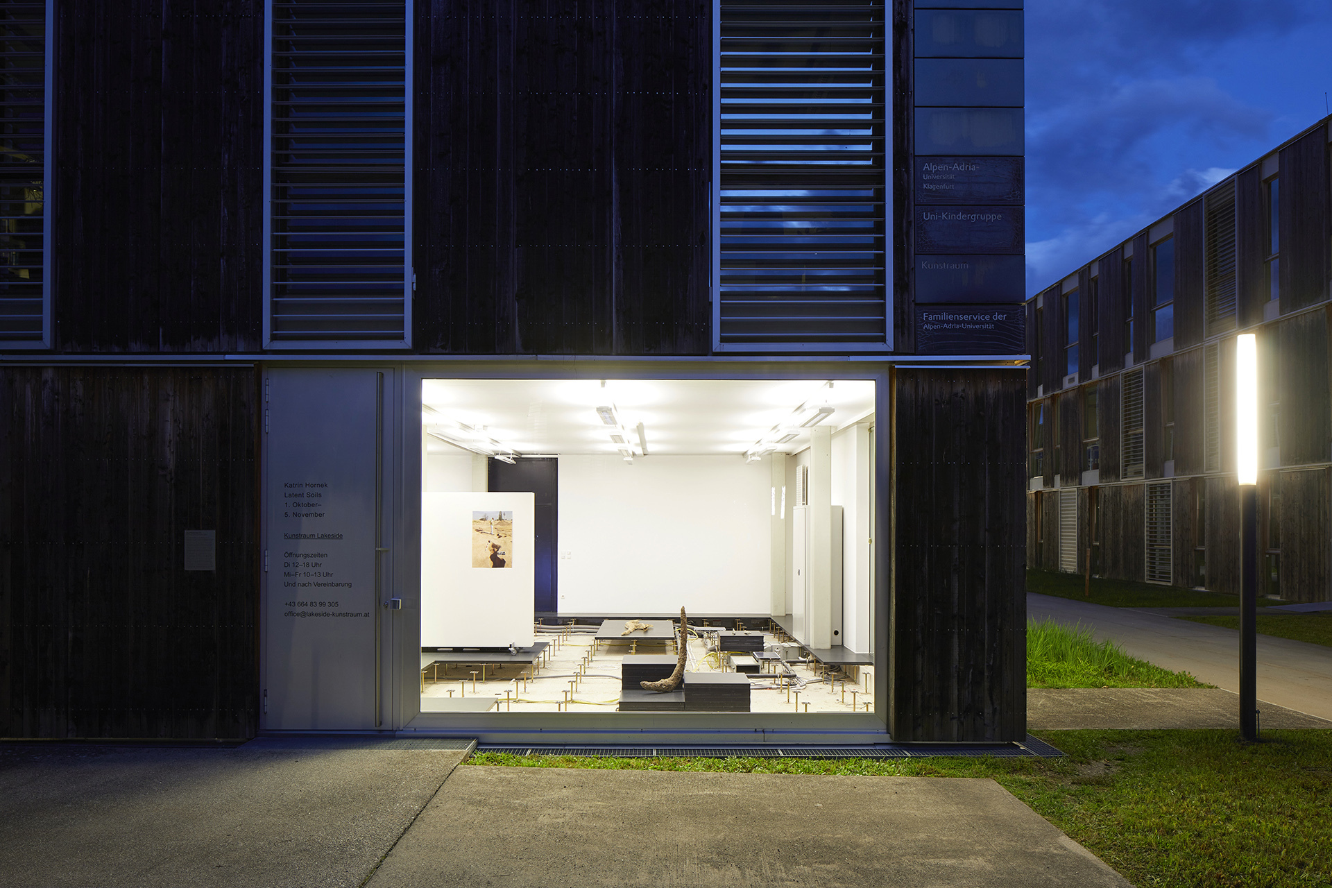 Katrin Hornek, Latent Soils, 2021, installation view, Kunstraum Lakeside, Klagenfurt | photo: Johannes Puch