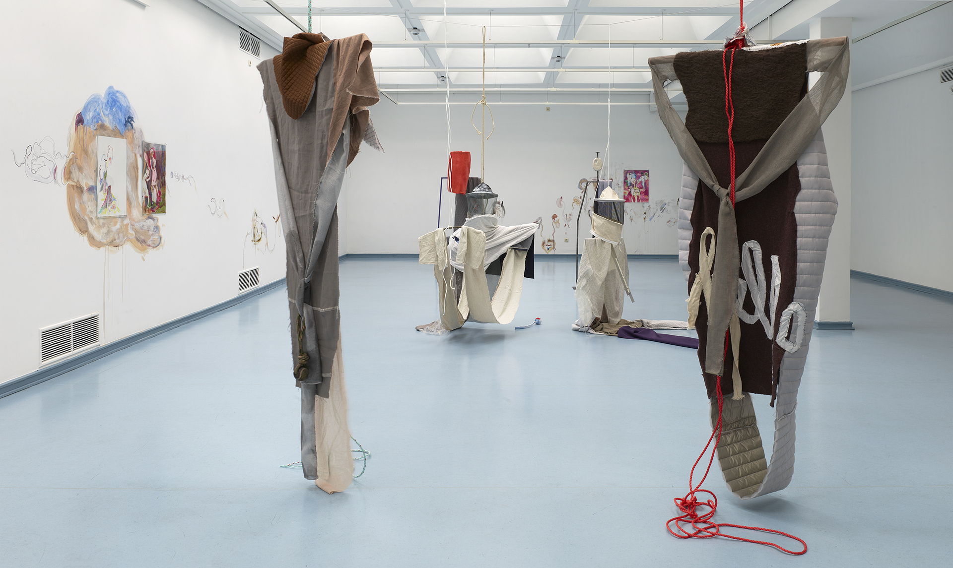 Ani Schulze, Installationview, Lovers &amp; Hunters, Kunstverein Siegen