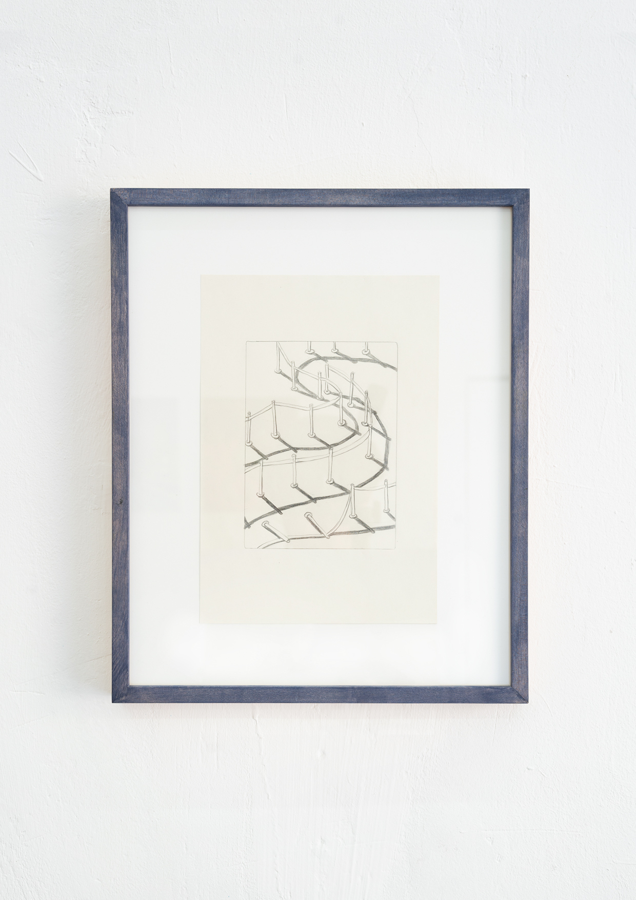Antonia Rodrian, "Distanz", 2021, pencil on paper, 25 x 17 cm