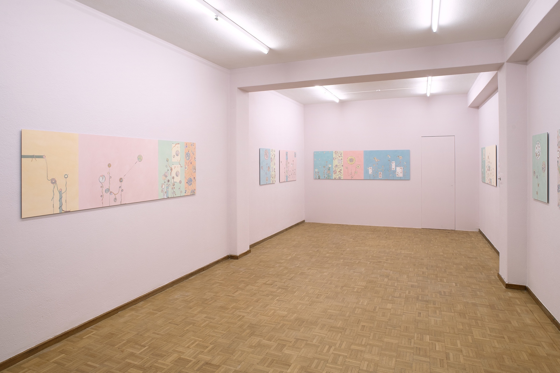 Alan Schmalz, Panorama, Sentiment, 2021, Installation View