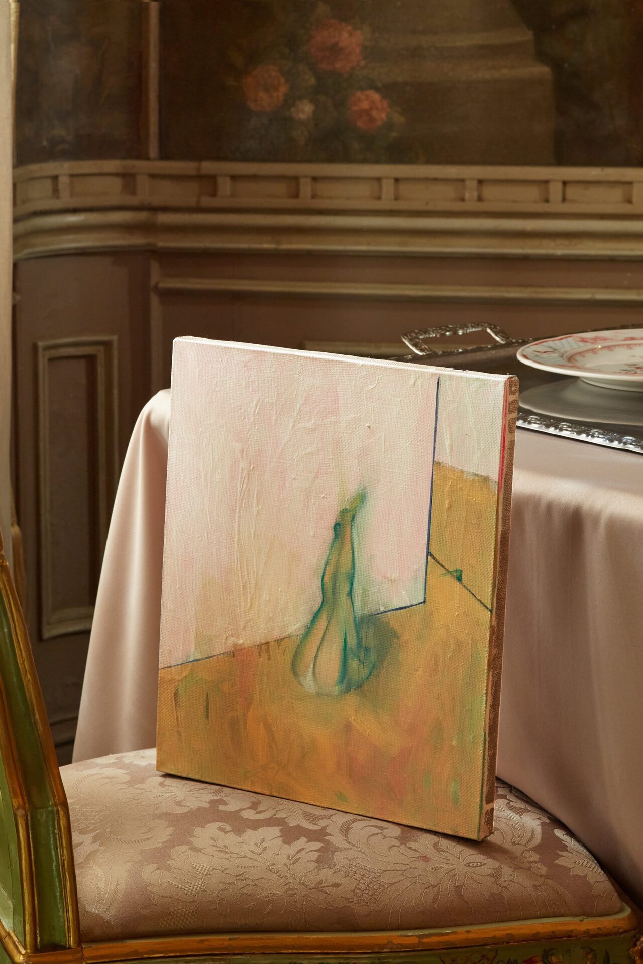 Katya Tzareva “In the room #2”; oil on canvas, 30 x 35 cm, 2021
