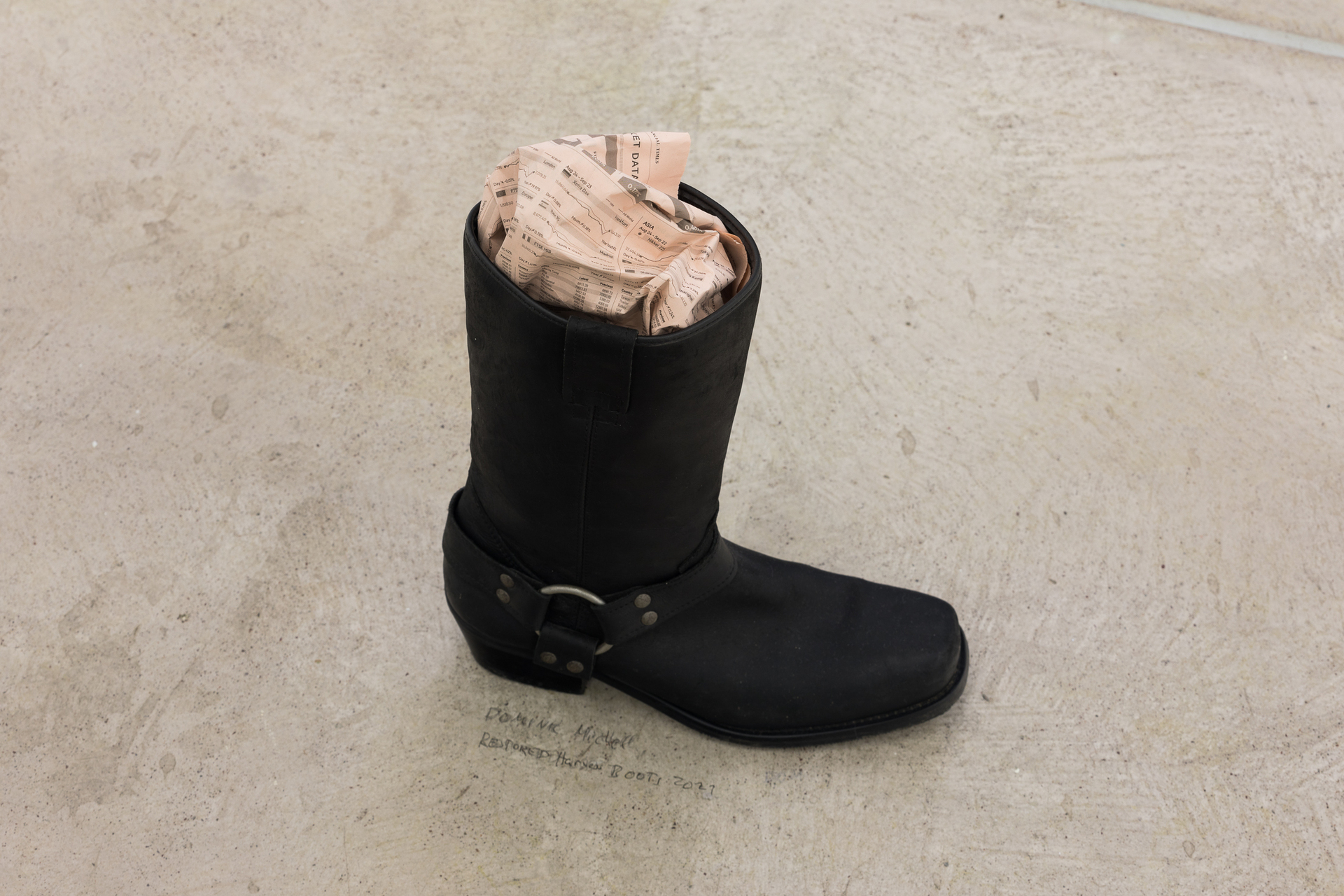 Dominic Michel, Restored Harness Boot, 2020