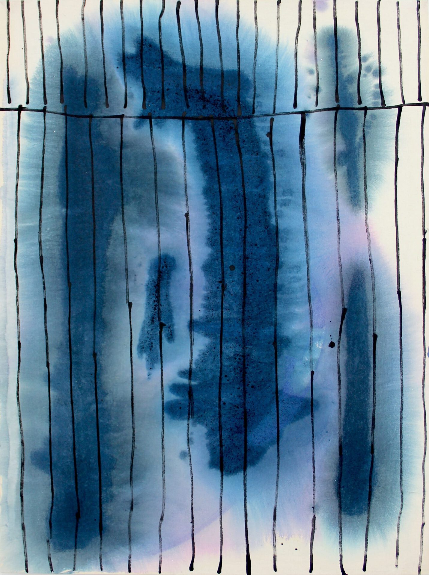 Sophia Domagala, Light System V, 2021, acrylic on canvas, 110 x 80 x 2 cm