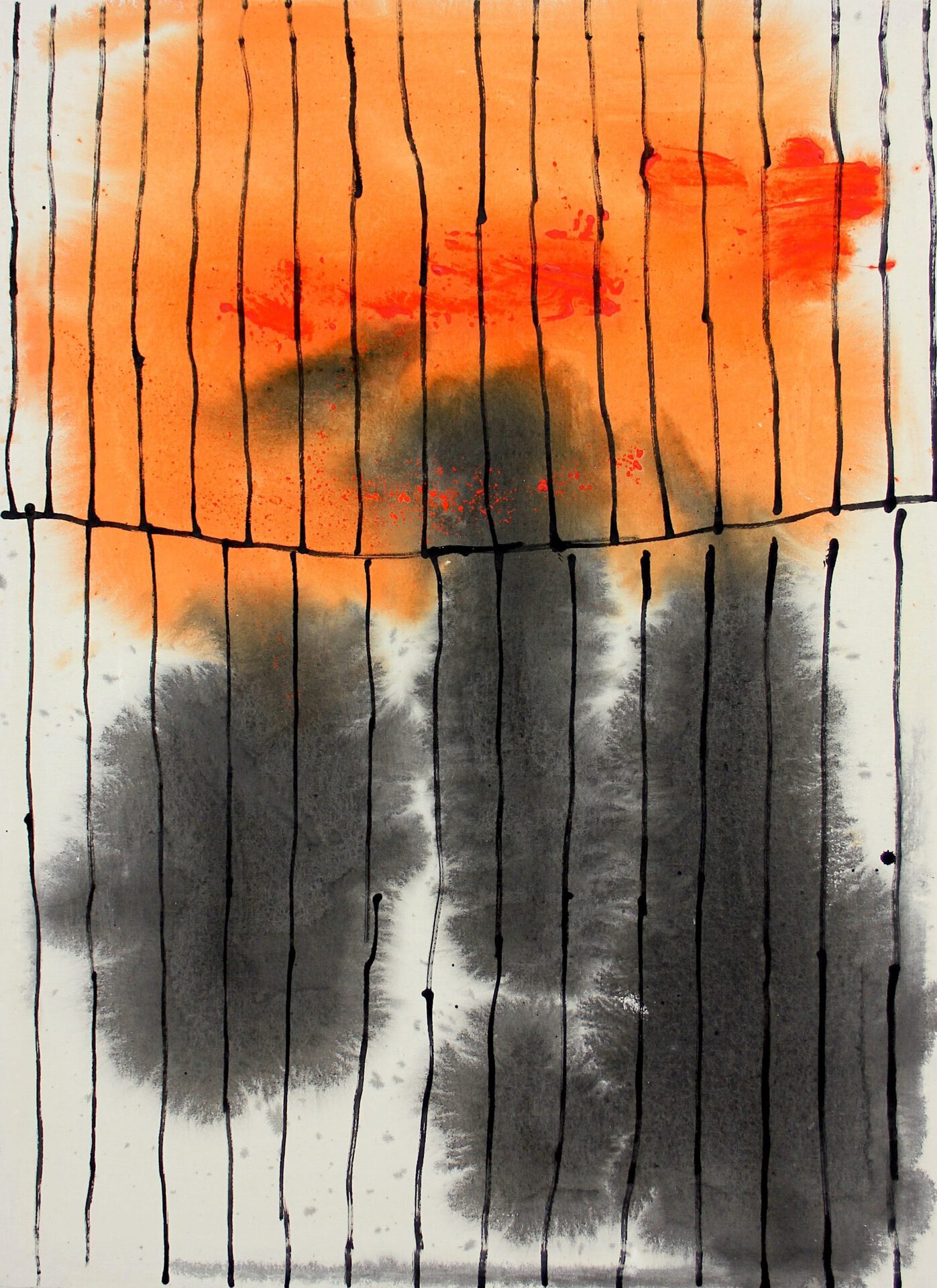 Sophia Domagala, Light System VI, 2021, acrylic on canvas, 90 x 78 x 2 cm