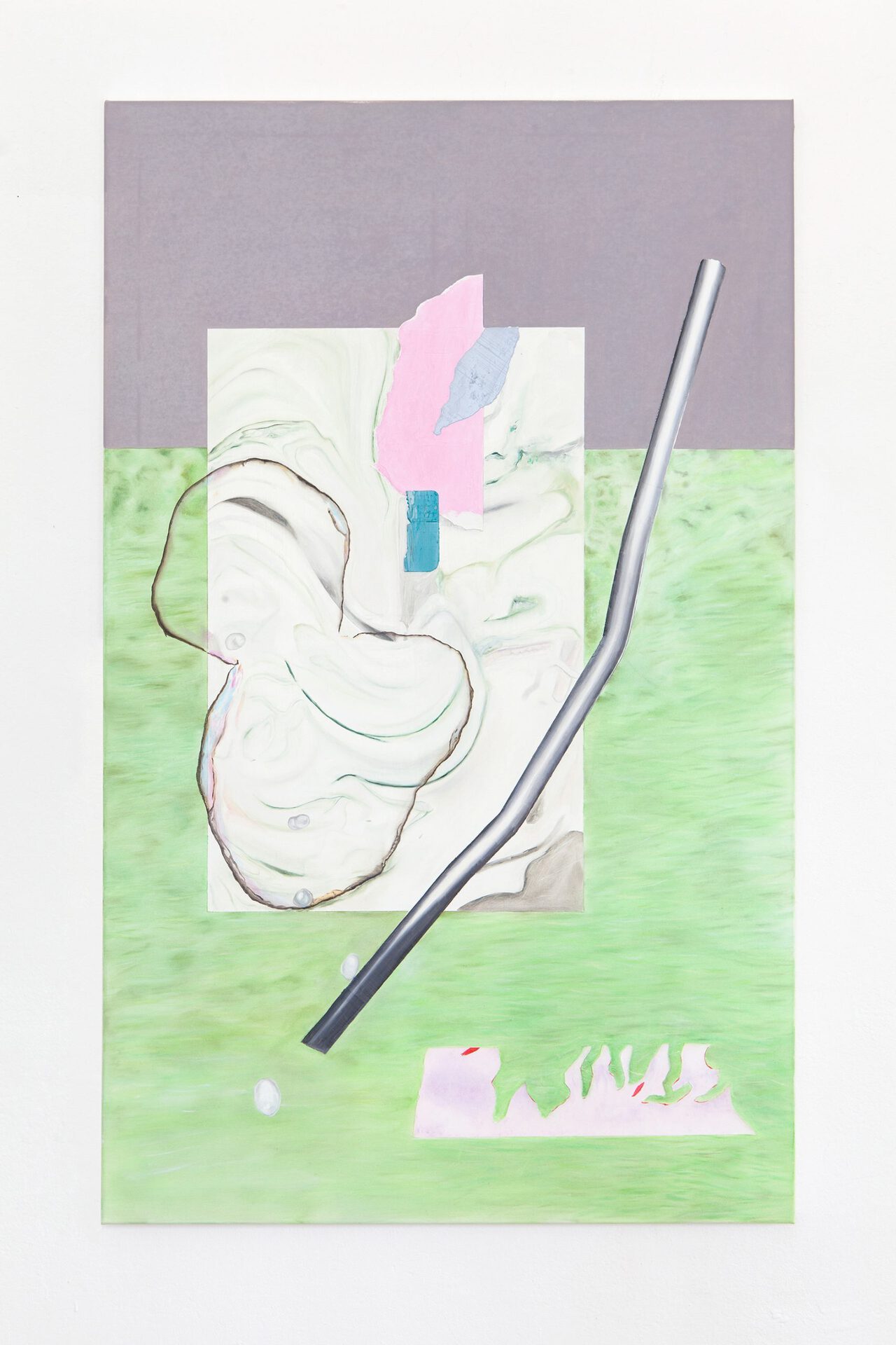 unable to channel the sweeping marsh, 2021, oil on canvas, 130 x 80 cm