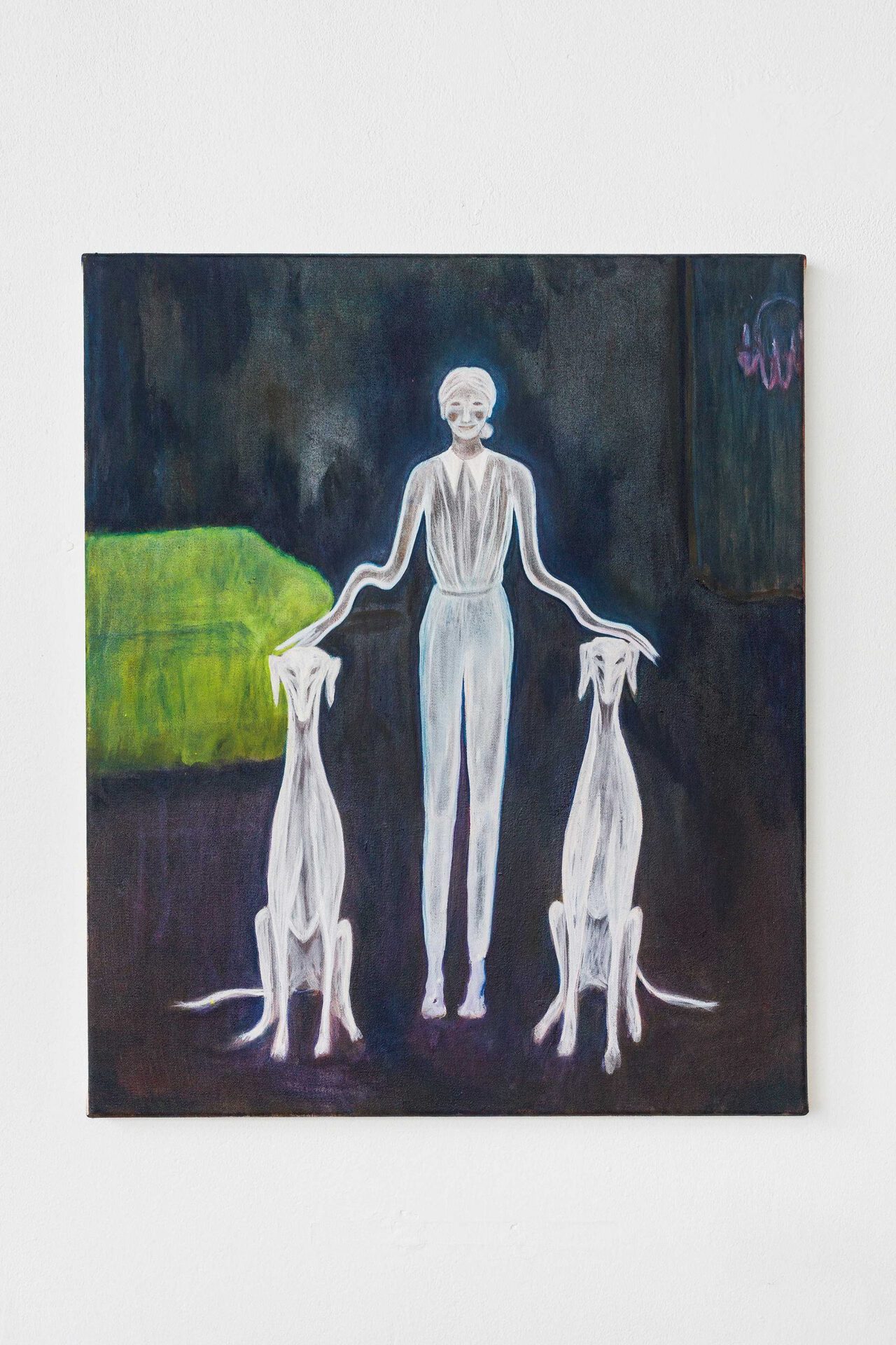 Untitled (pompous posturing), 2021, oil on canvas, 60x50 cm