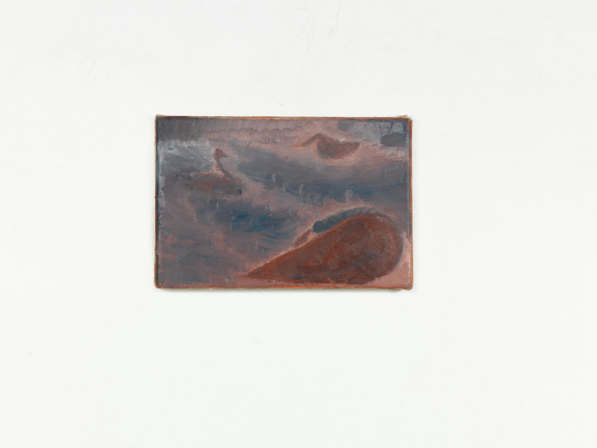 Behrang Karimi, Swan song, 2016, Oil on linen, 20 cm x 30 cm