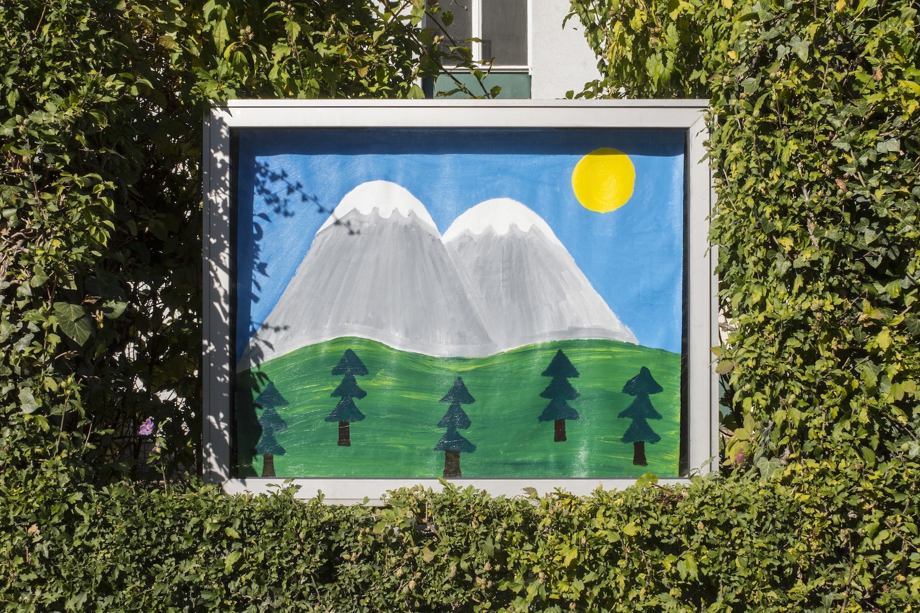 Daniel Carnevale, Tell me where to go to see the mountains, 2021, Acrylic on canvas, 100 x 120cm