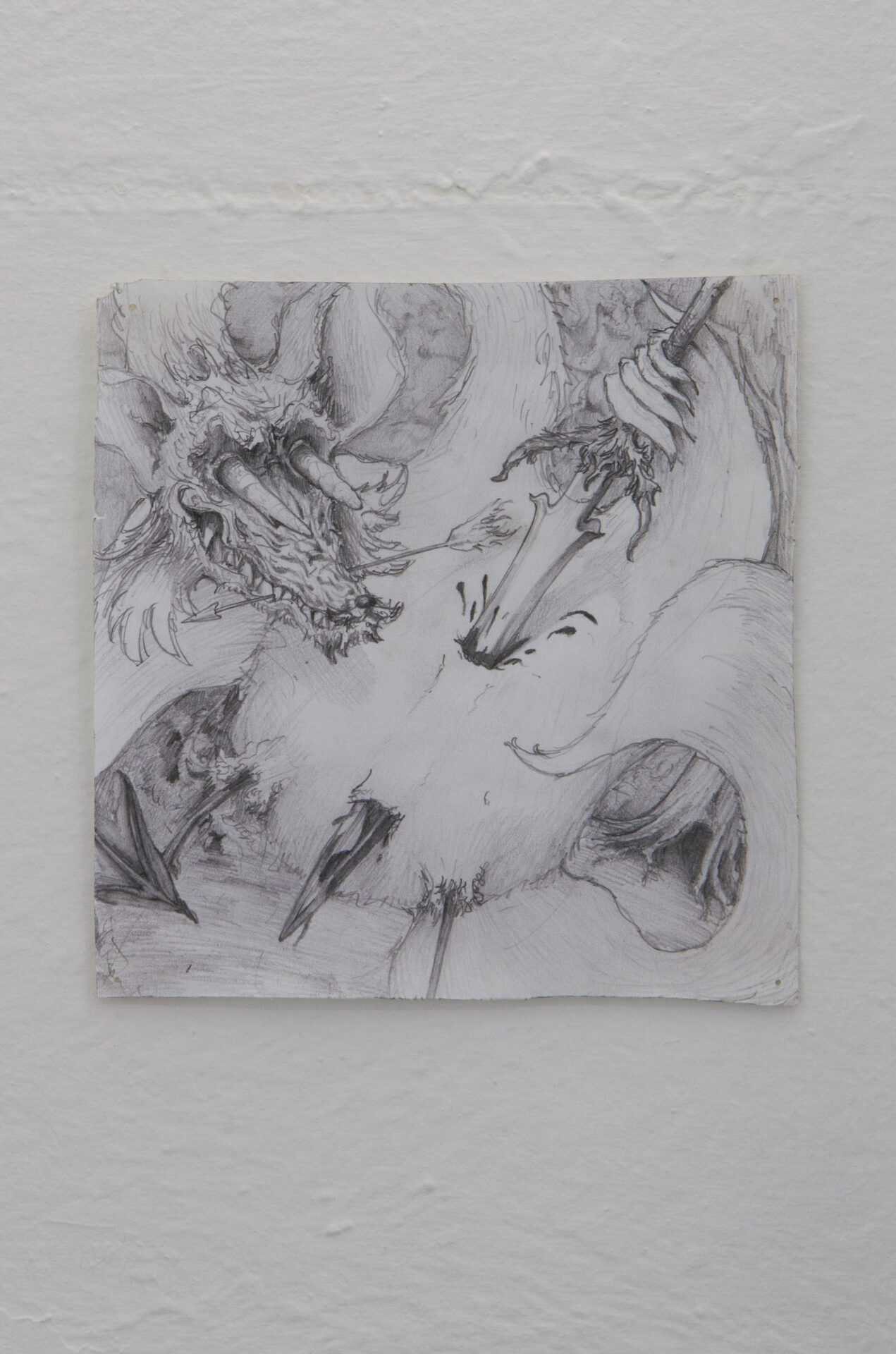 zank, 2021, pencil on paper