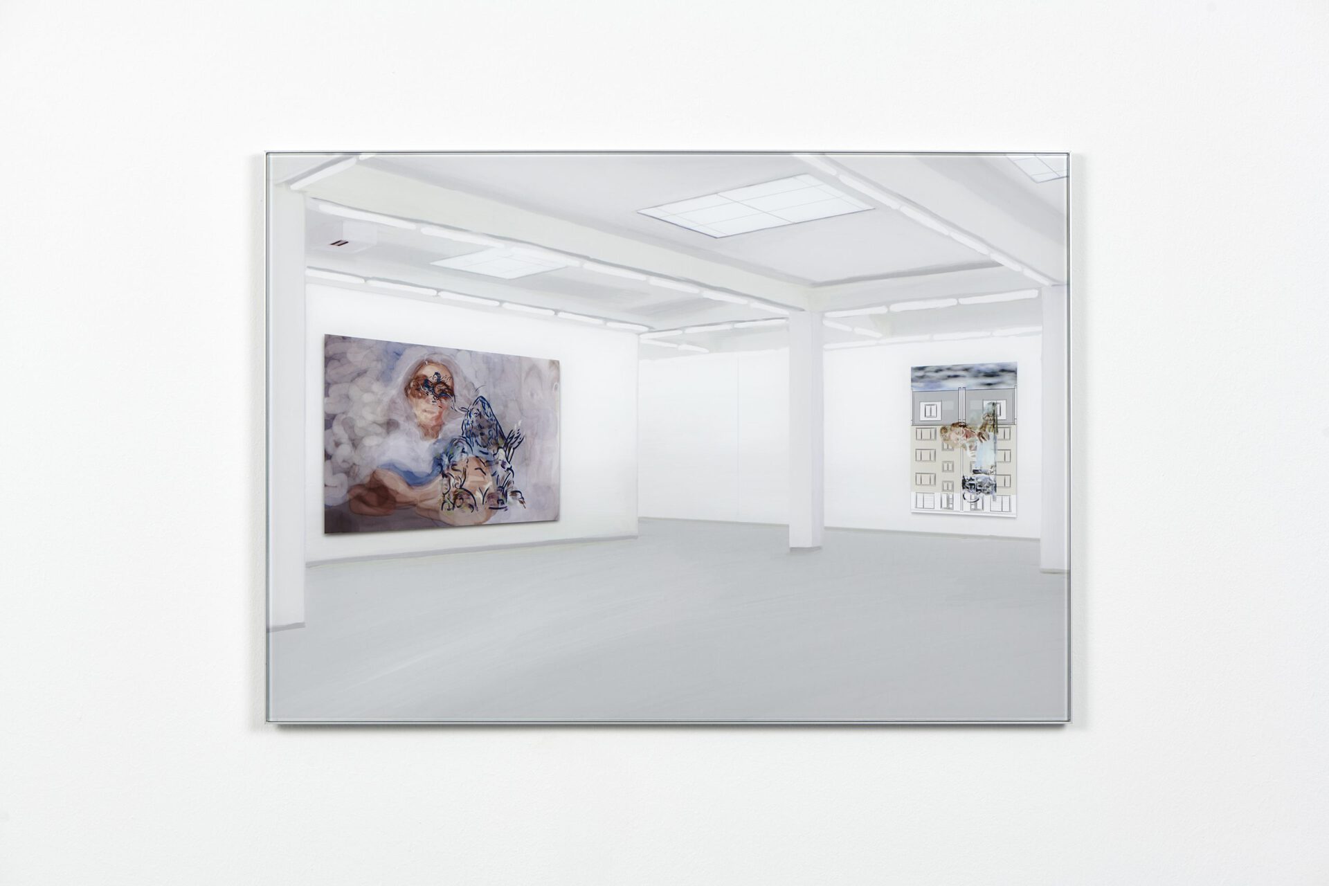 Magdalena und der große Kunstverein (@06_BKV), 2021, Fine Art Print on Hahnemühle PhotoRag 305g, non-reflective museum glass, aluminium