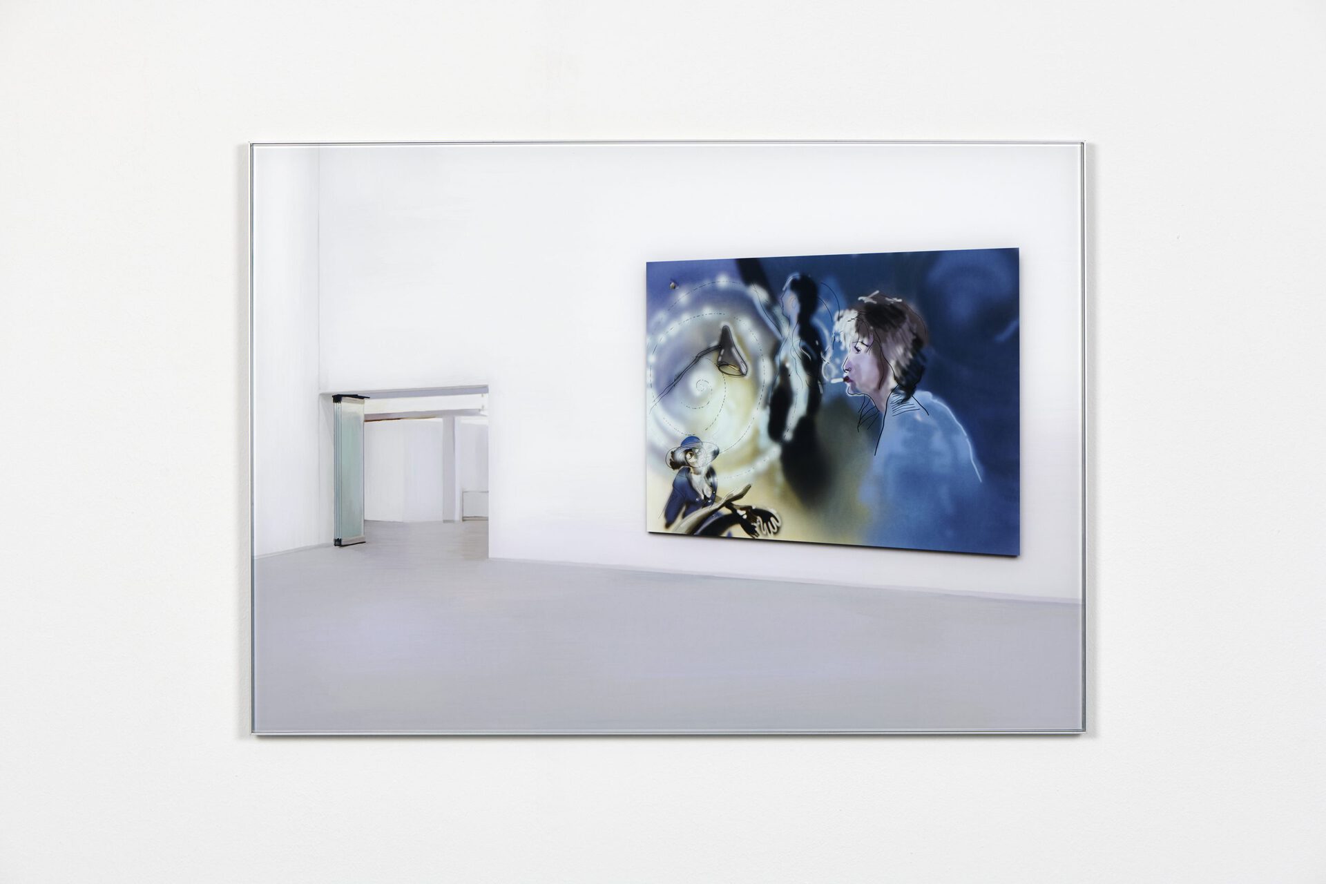 Magdalena und der große Kunstverein (@03_BKV), 2021, Fine Art Print on Hahnemühle PhotoRag 305g, non-reflective museum glass, aluminium