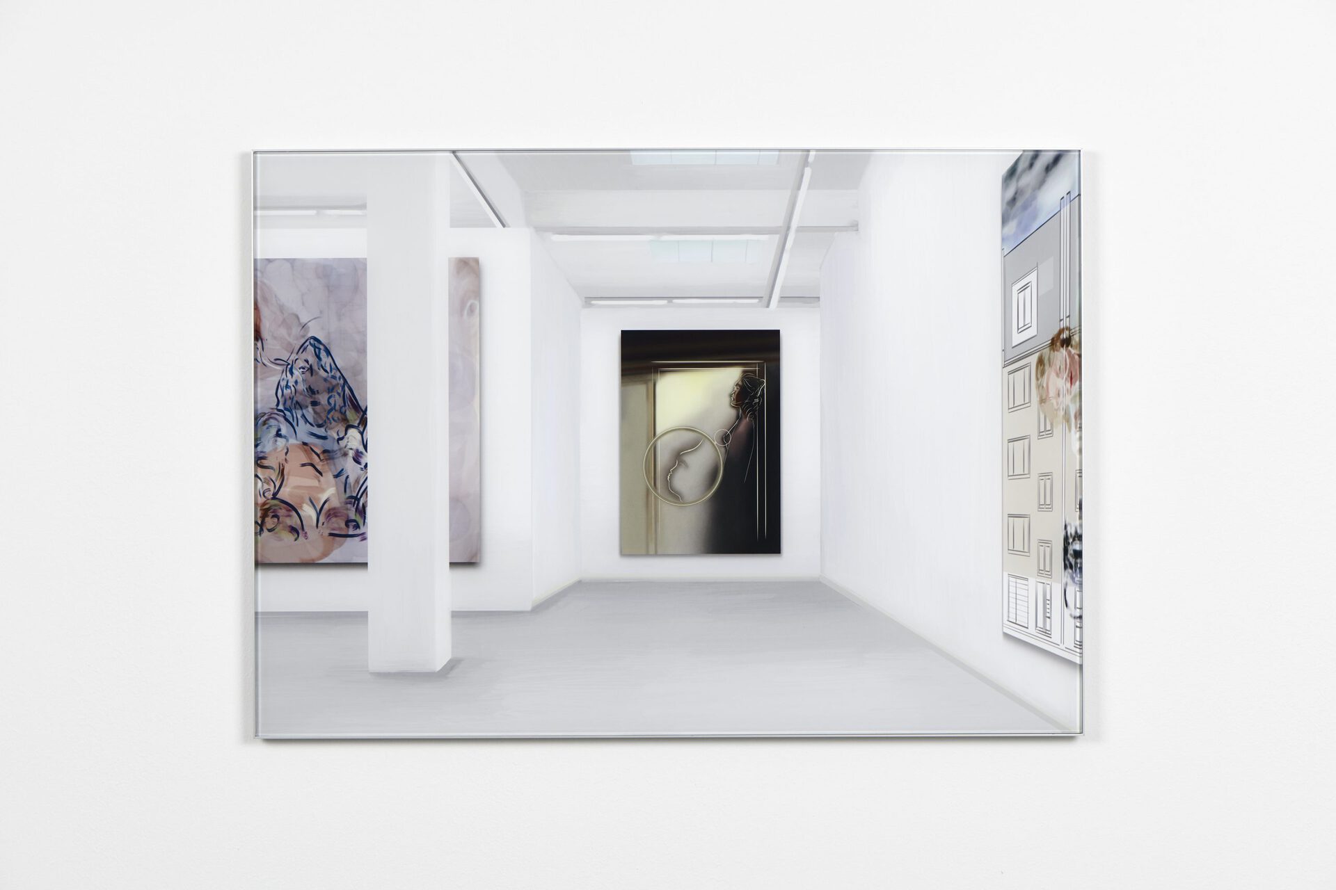 Magdalena und der große Kunstverein (@09_BKV), 2021, Fine Art Print on Hahnemühle PhotoRag 305g, non-reflective museum glass, aluminium