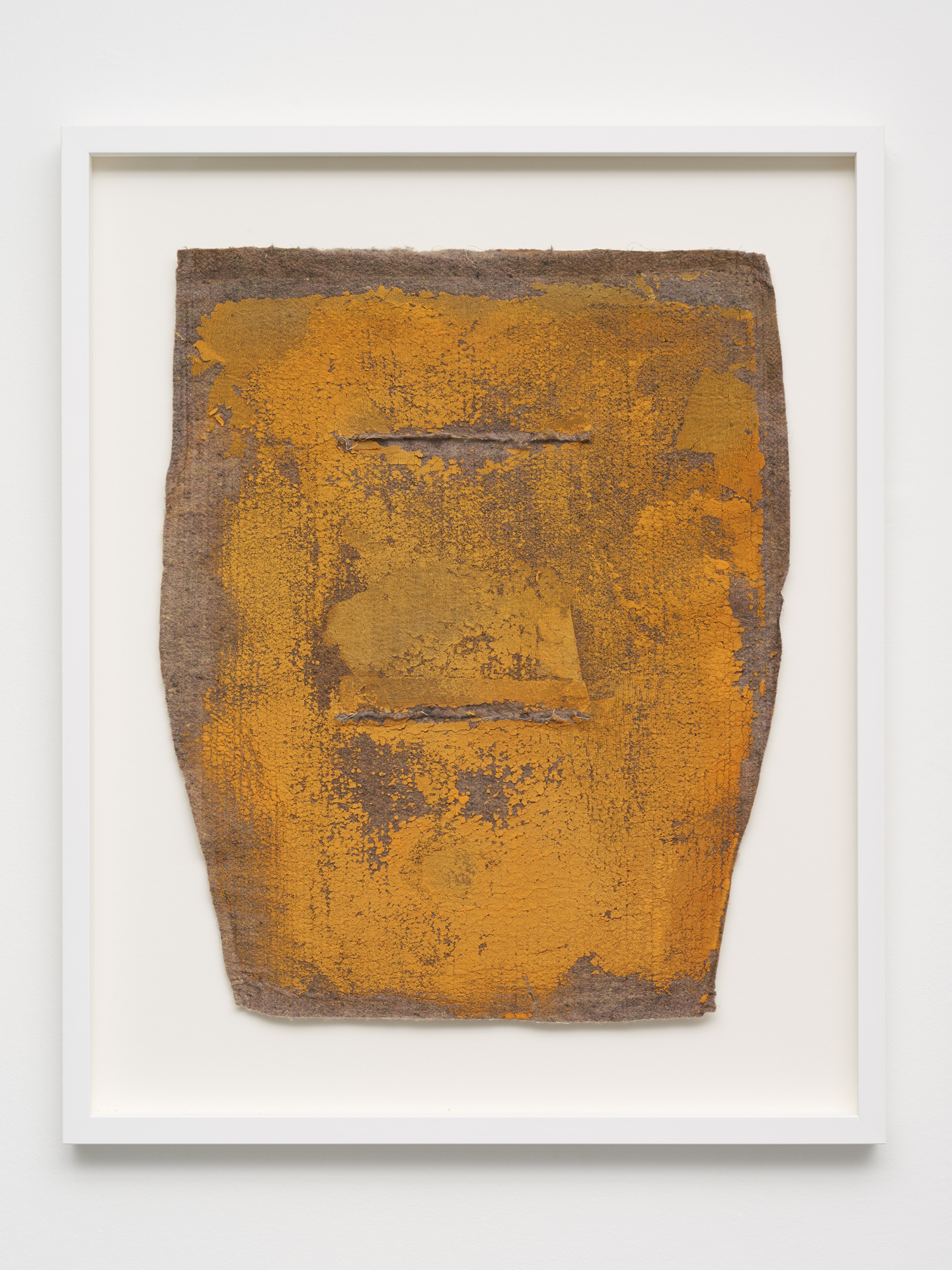 Rhea Dillon, Faeces I, 2021, Polyester backing and foam, Framed 59 x 73 cm / Unframed 45 x 55 cm