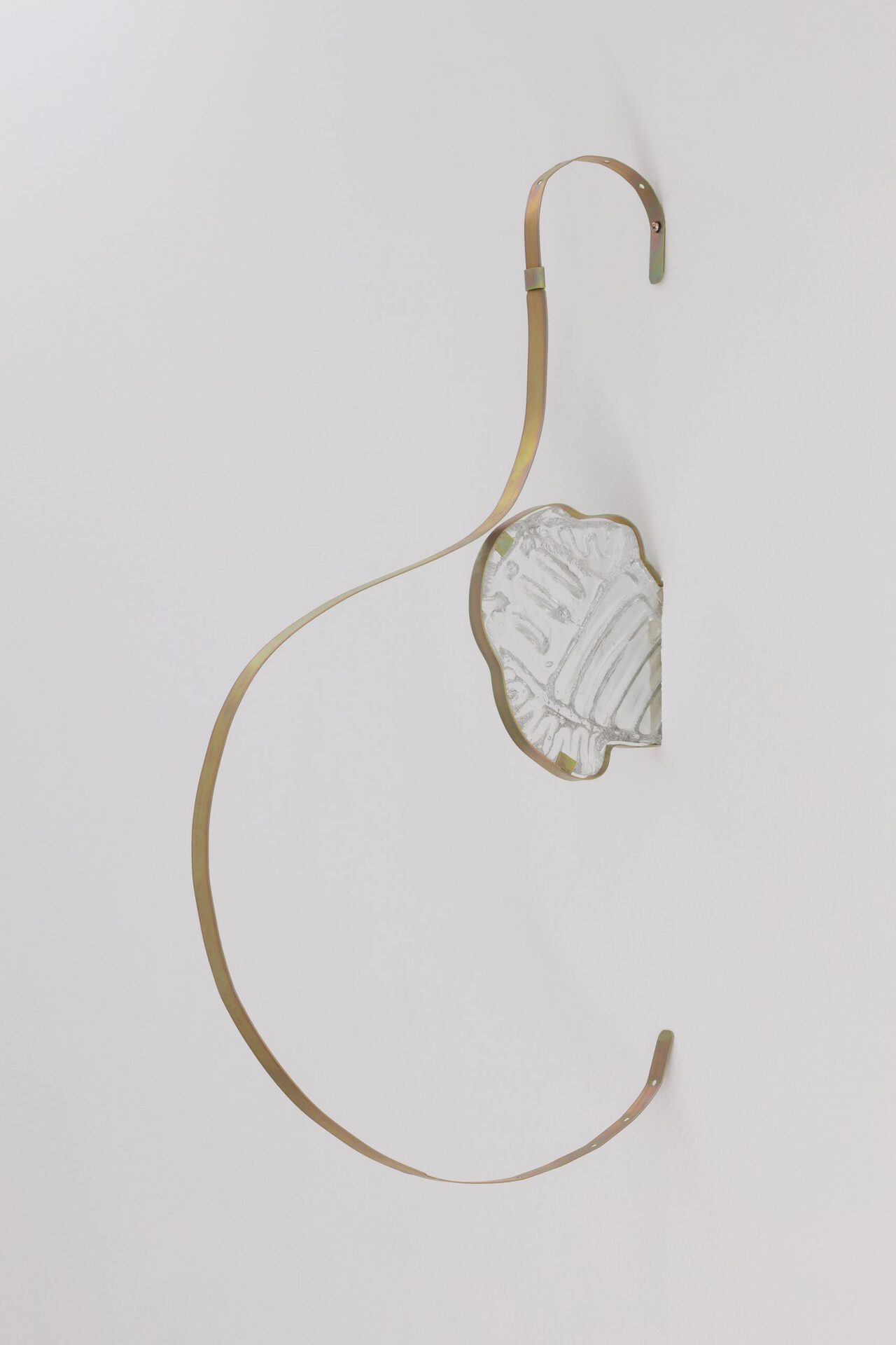 Andreia Santana. Tools for Living. 2021 Glass and bichromated iron. 137 cm x 100 cm x 100 cm