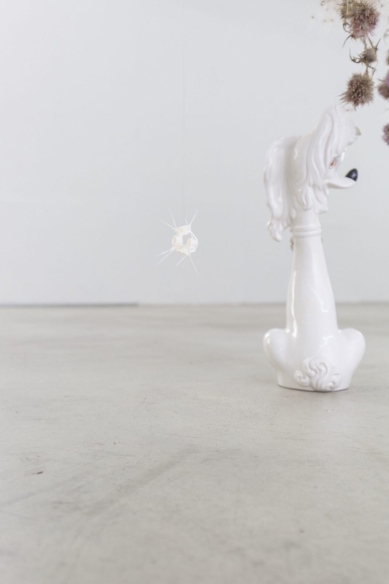 8. Pietro Agostoni, The Crucifixion of Banana-Bats, detail, 2021. Photo by Gabriele Abbruzzese.