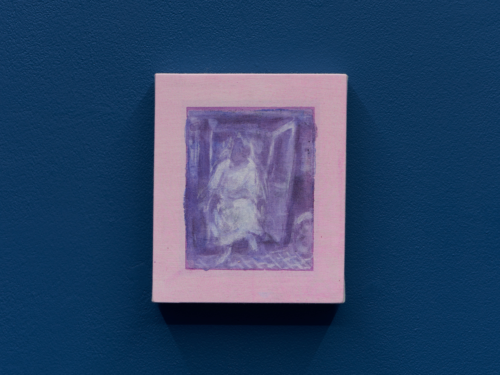 Cosima zu Knyphausen, doulce chose, 2021. Vinyl paint, pastel and glitter on cotton.