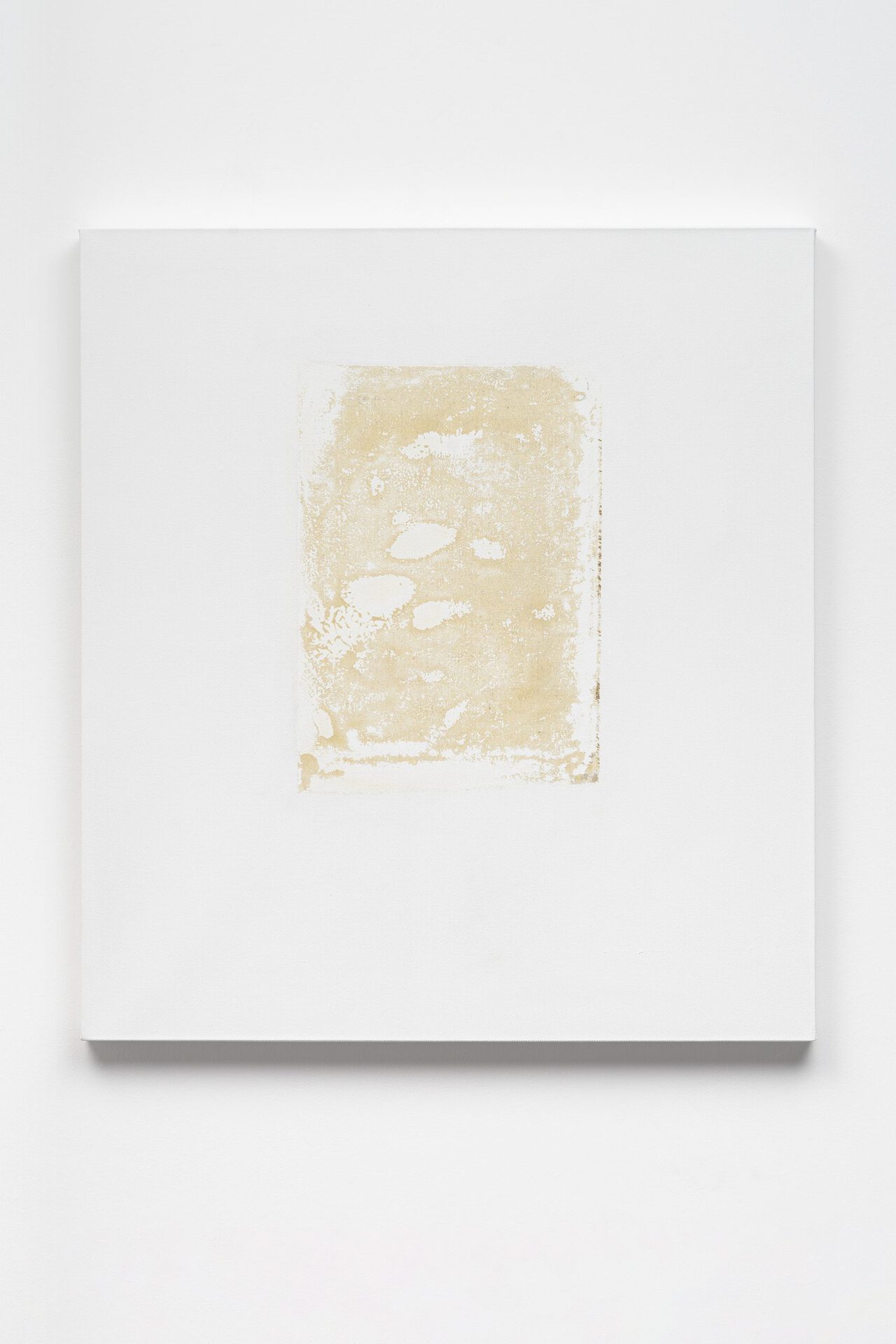 John Matthew Heard, hole. 2021. Painting on canvas. 100 x 90 x 5 cm.