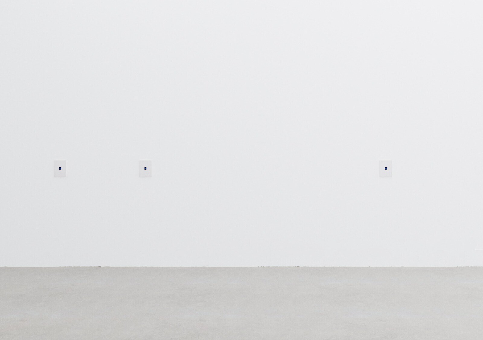 Antoine Duchenet, exhibition view, Instax series, 2020-21, Fujifilm Instax Mini, frames (10 x 13 inches)