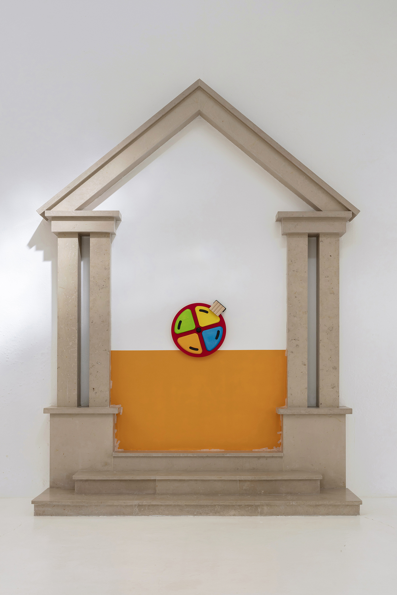View of the exhibition Weather Stork Point by Camille Blatrix, CAC - la synagogue de Delme, 2021