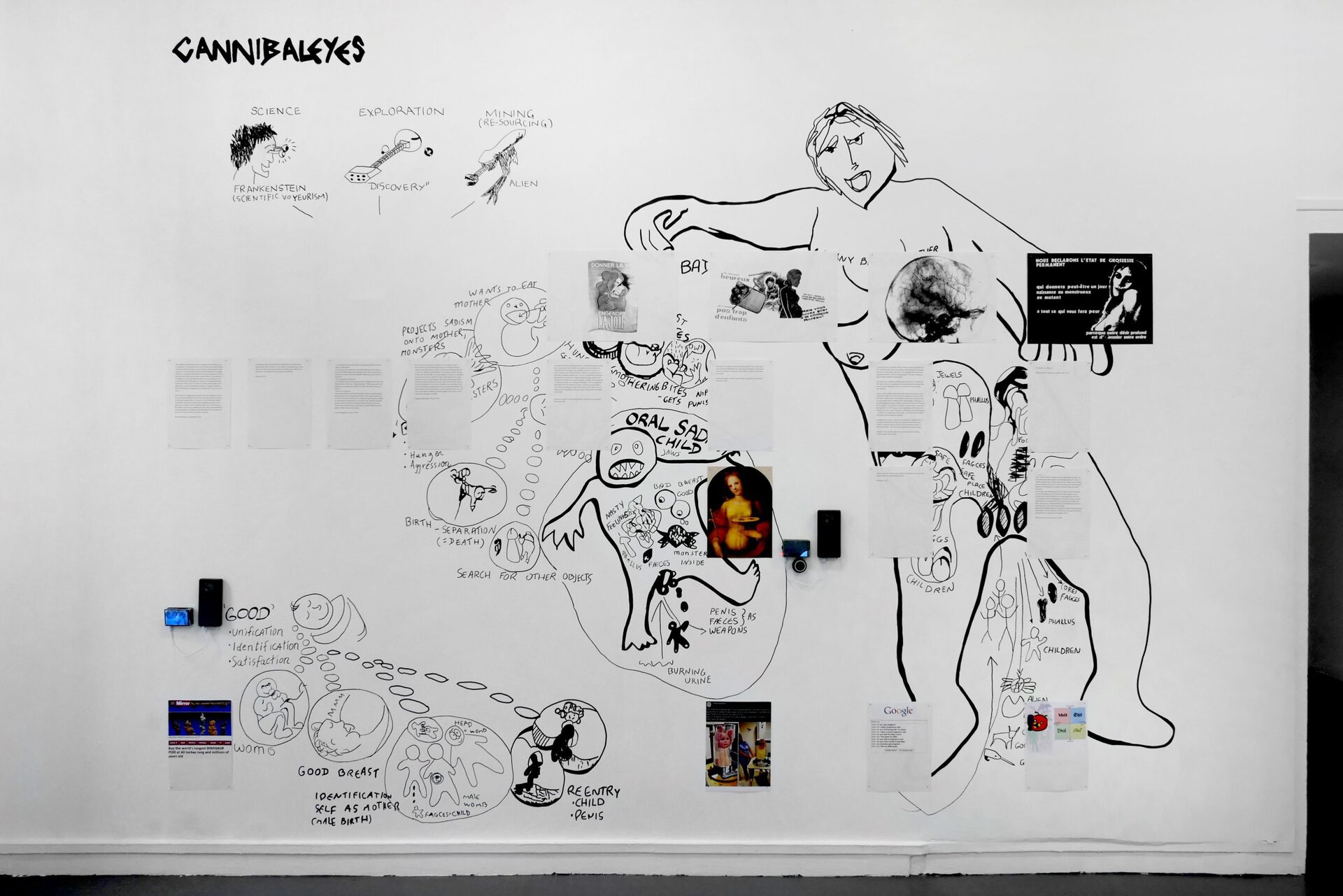 l4bouche, Cannibaleyes wall