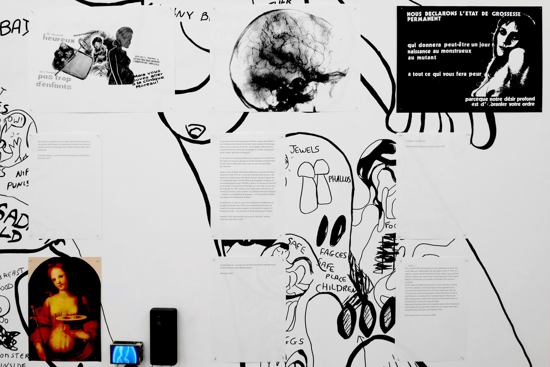 l4bouche, Cannibaleyes wall, detail