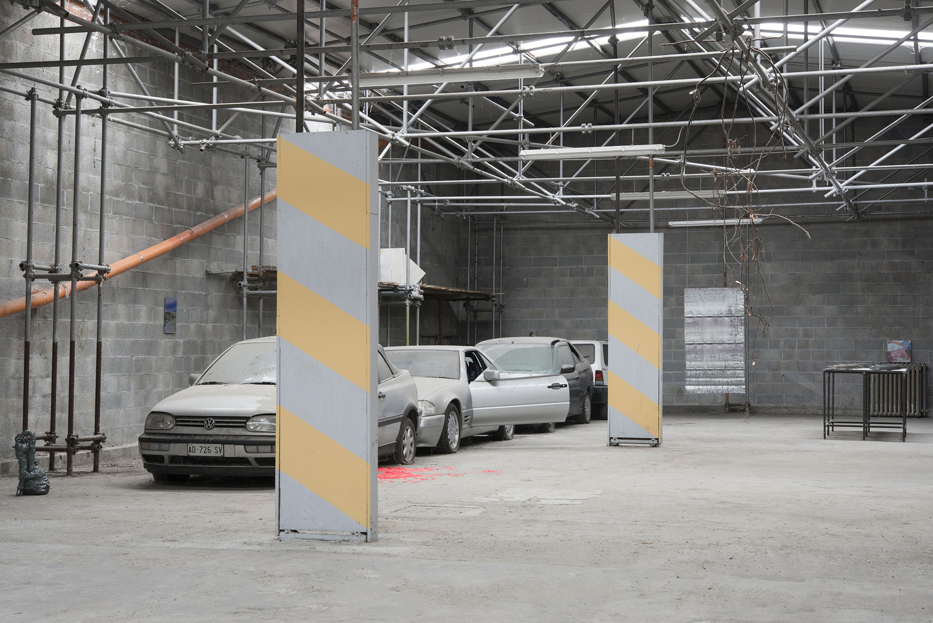 Exhibition view, Macina at Viafarini.Work, 2021, Milano. Photo: Mattia Angelini