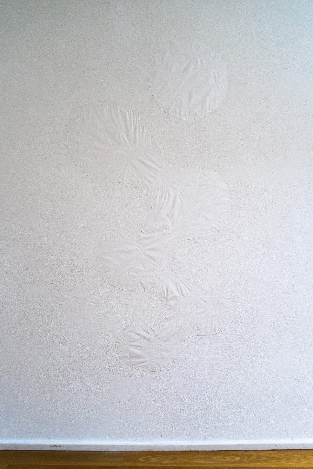 Kalas Liebfried, Skinning (Walkman Emblem), 2021 silk paper, varnish 
Edition of 3 (+1AP), 110 x 200 cm
