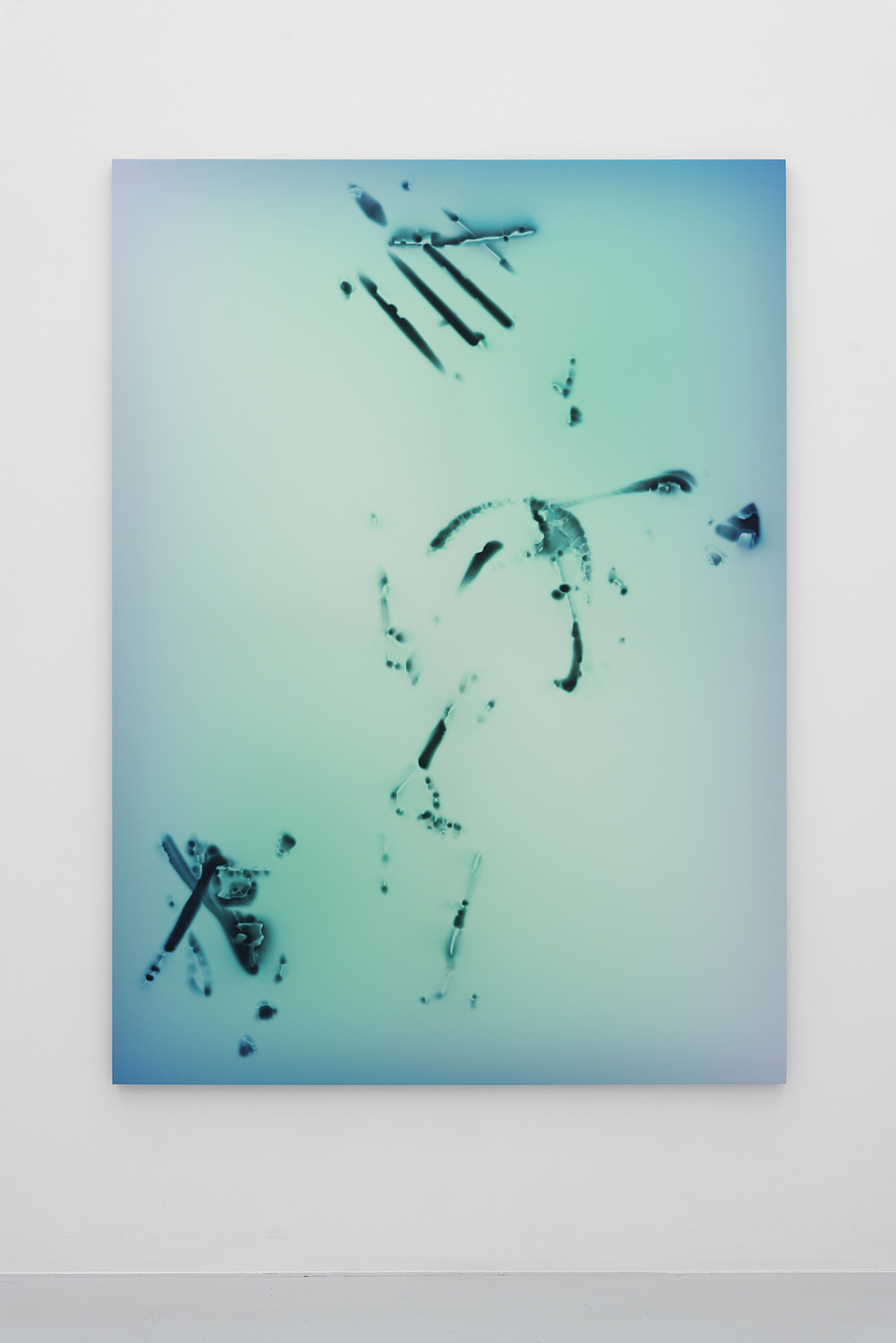 Wear and Tear (Pitchfork), 2021, dye-sublimation print on fabric, 180 x 130 cm
