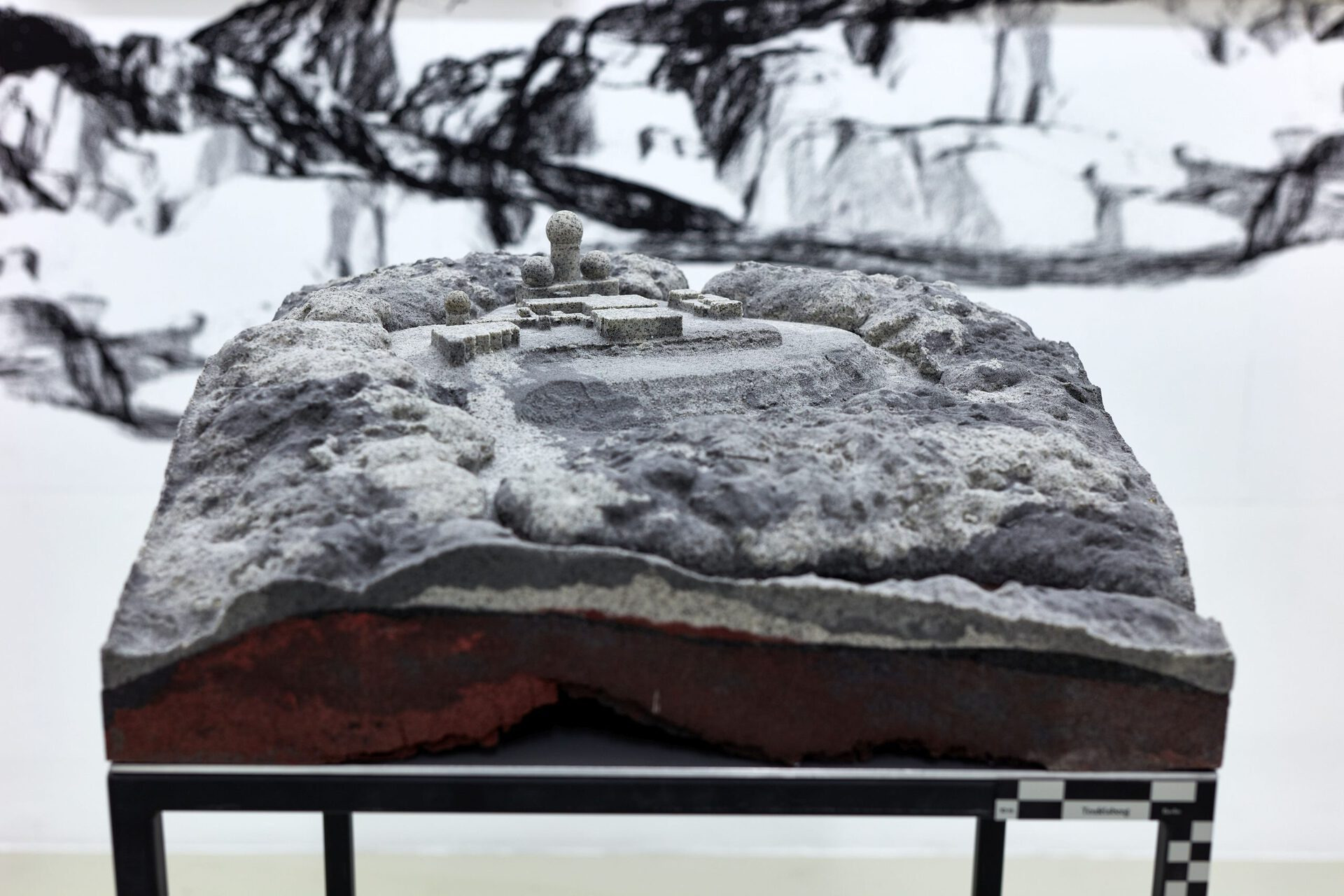 Anca Benera & Arnold Estefán: Debrisphere. Landscape as an extension of the military imagination (detail), 2017 – 2021 | photo: Dávid Biró
