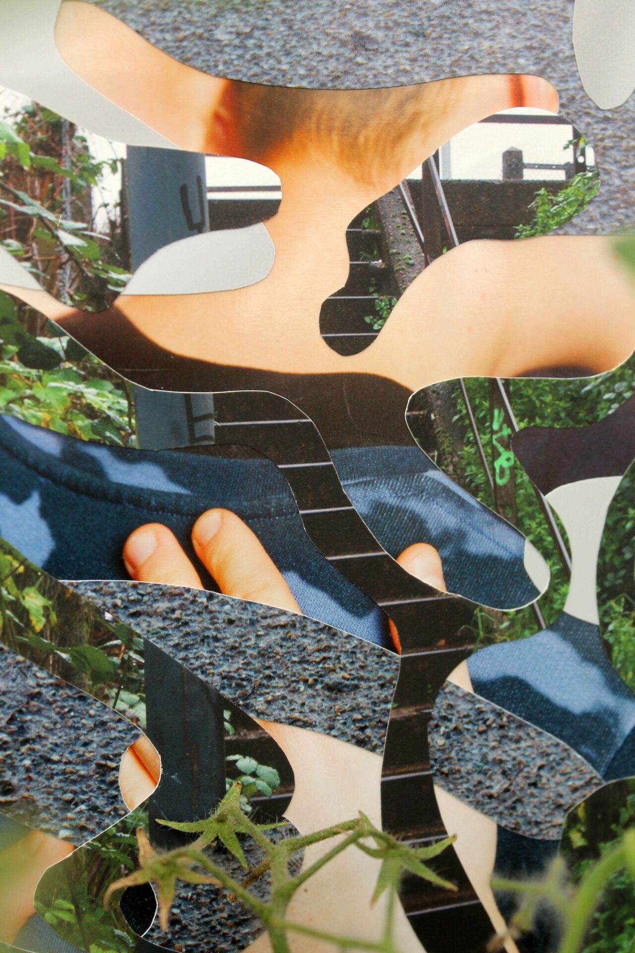 Kristoffer Ala-Ketola: Document Camouflage. Pigment print and collage on paper,, 43 x 28 cm.