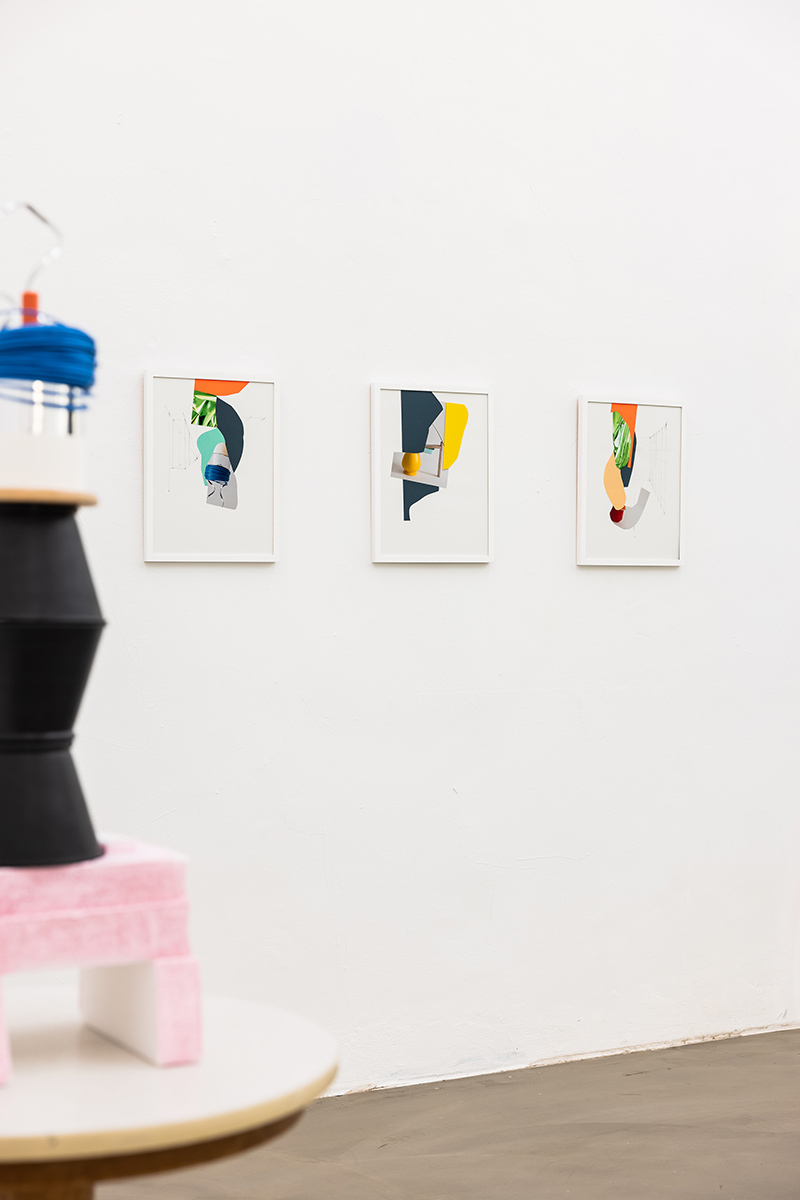 Marta Colombo, The voice of drawing 3 Detail, 2021, mixed media,variable layout