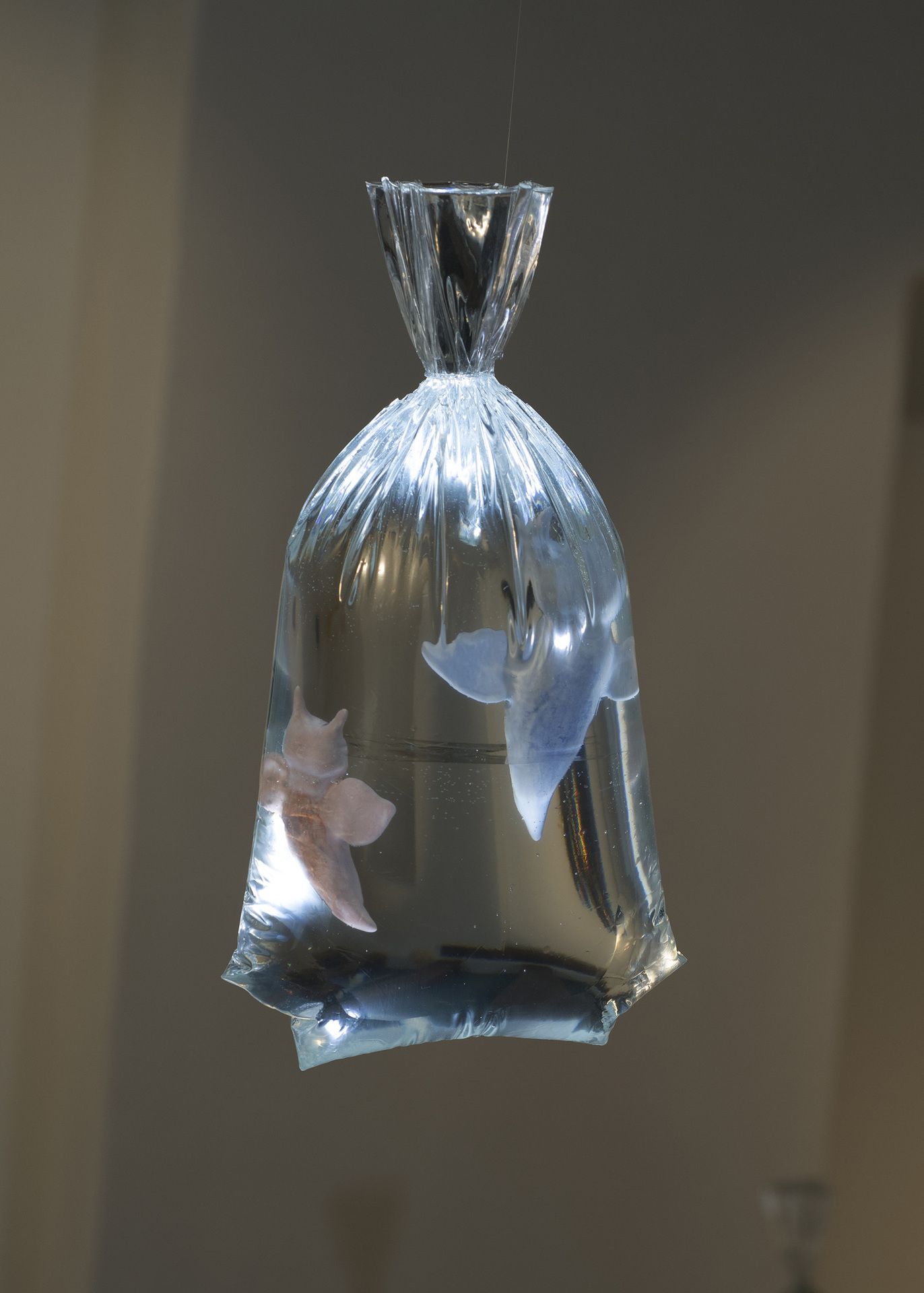 June Fischer, Plasticus, 2021, Porcelain, Epoxy resin, 15 x 27 cm