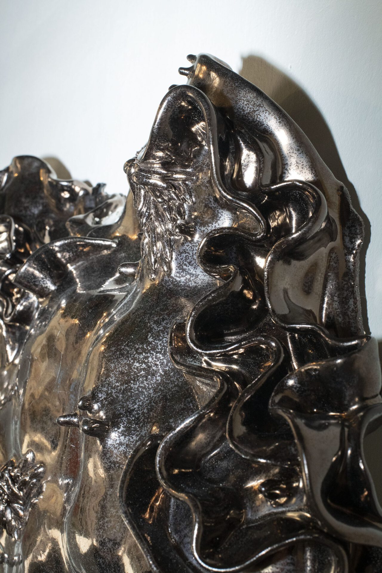 June Fischer, Where Pikachu Meets Seabunny, 2021, Porcelain, 95 x 125 cm