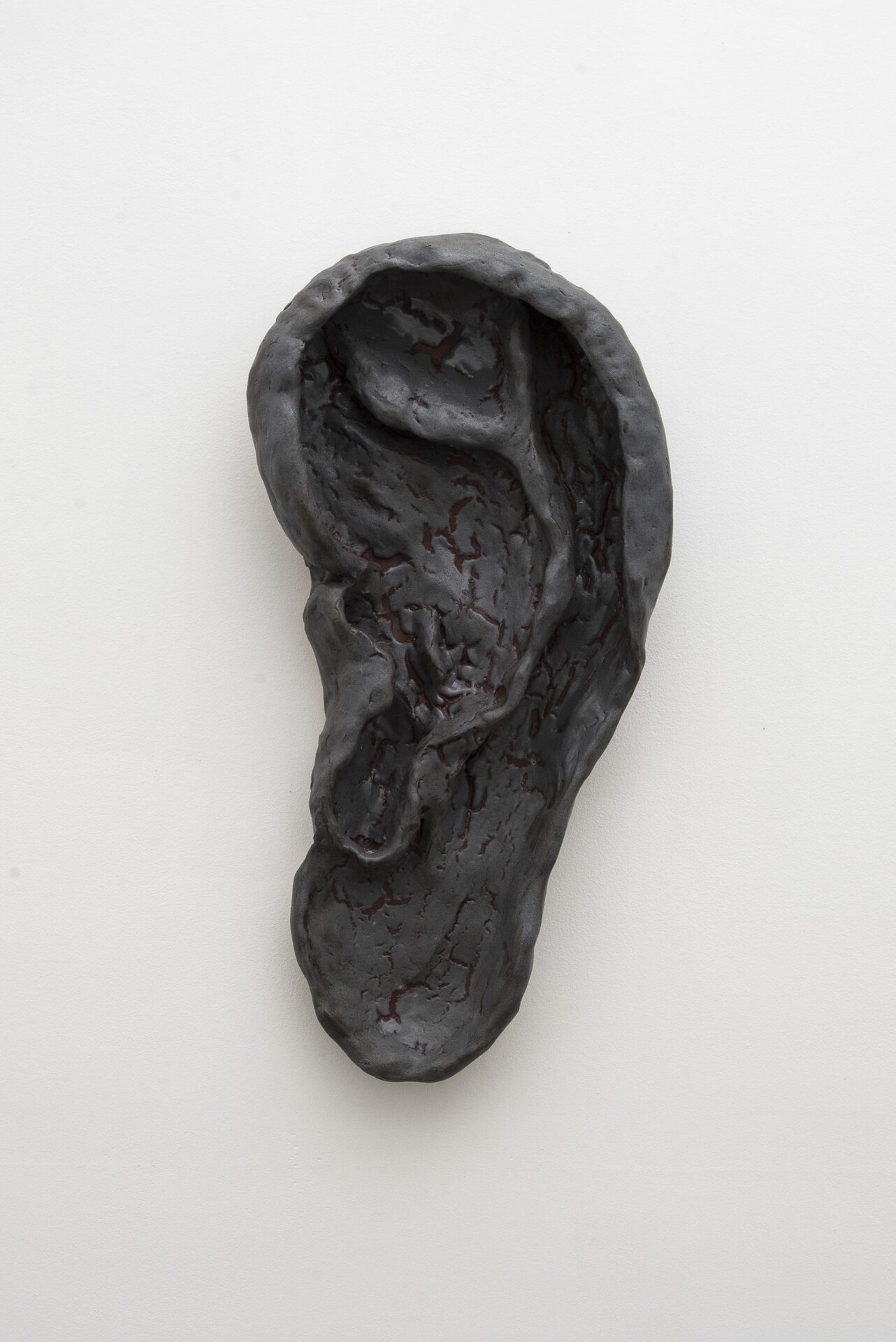 Amy Jane Parker, "Untitled, (lava ear)", 2021, Glazed earthenware, 35 x 58cm