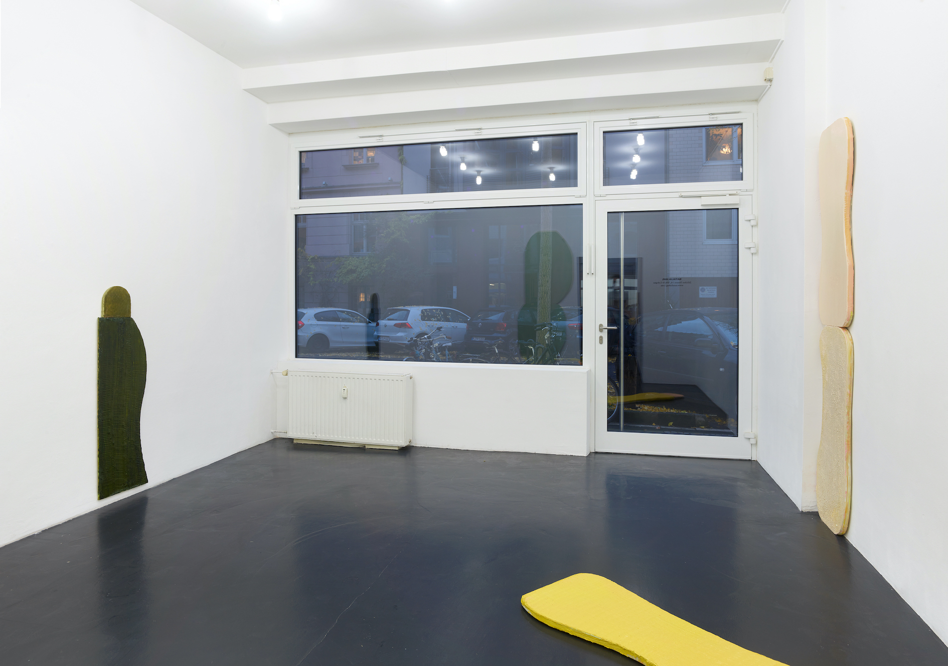 Amanda Ziemele, installation view, Natalia Hug, Cologne 2021
