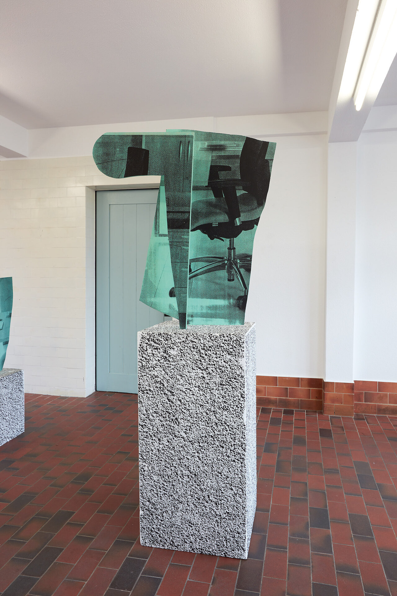 Bastien Aubry, Hopla George, Silkscreen on polystyrene and plywood, 2021