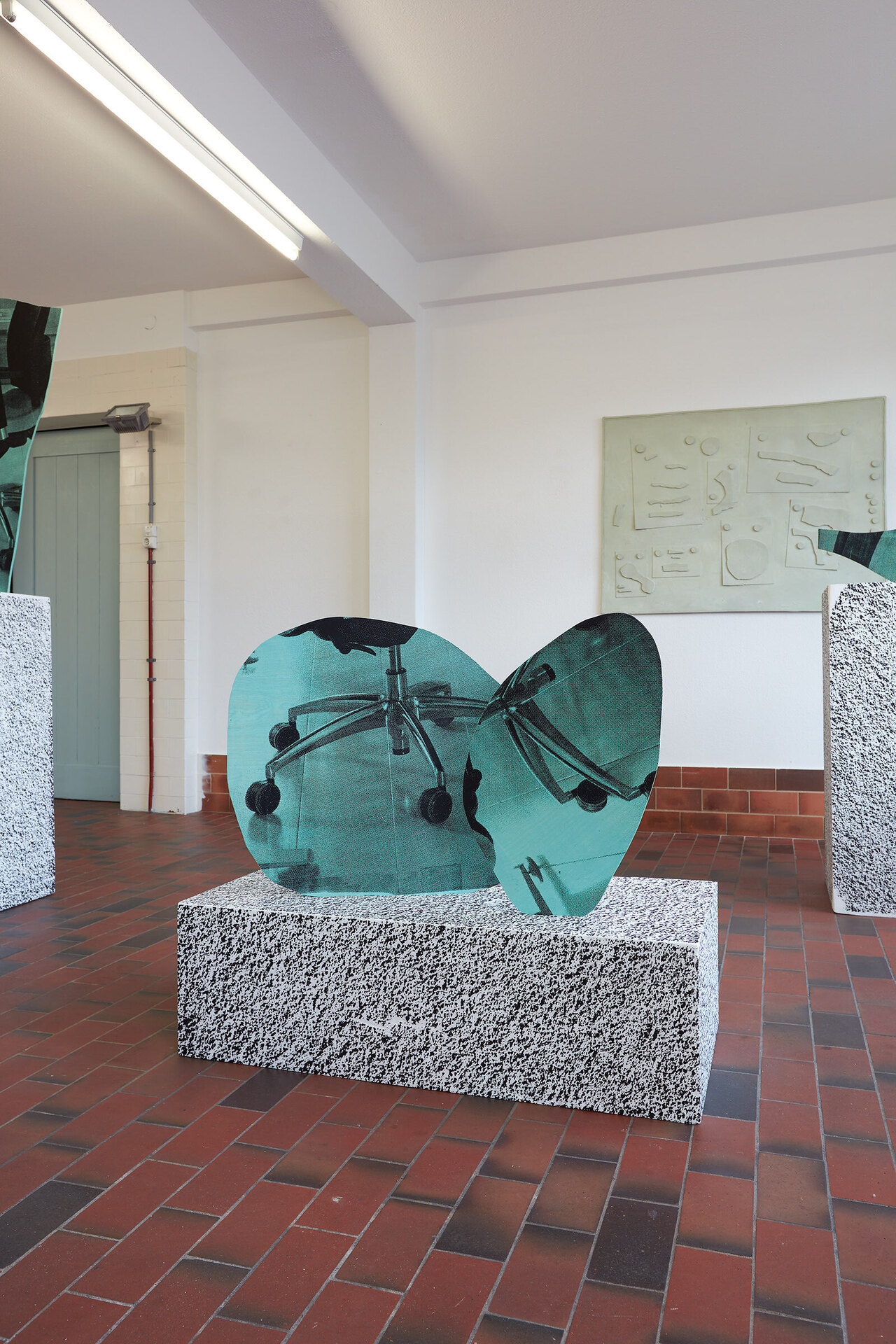 Bastien Aubry, Terrain Vague, Silkscreen on polystyrene and plywood, 2021