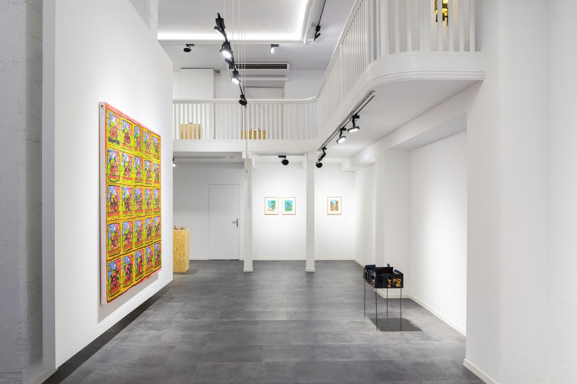 Installation view, Down the hills, Blue Velvet Projects, 2021